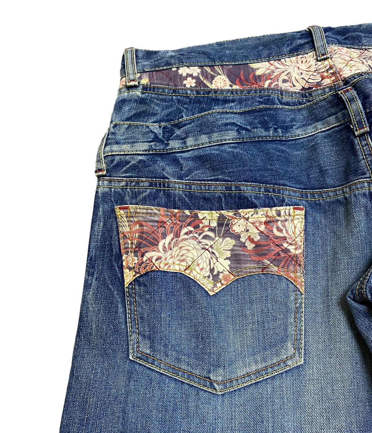 Eternal Rare Design Vintage Eternal Sukajan Doube Waist Jeans 1990s Size US 34 / EU 50 - 6 Thumbnail