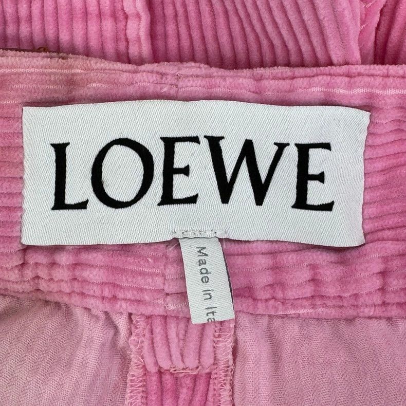 Loewe loewe Velour trousers with pink leather label 2504-Nextarro Size US 34 / EU 50 - 5 Thumbnail