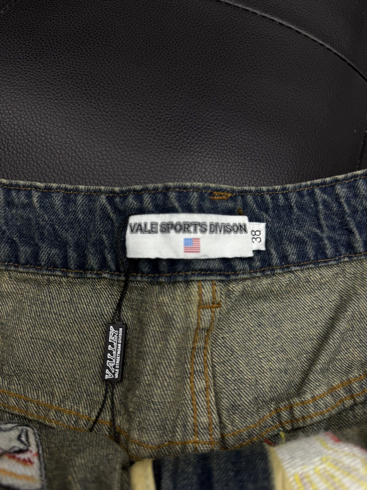 Vale Vale Blue Denim Patchwork Shorts Size 38 (Brand New) Size US 38 / EU 54 - 9 Thumbnail