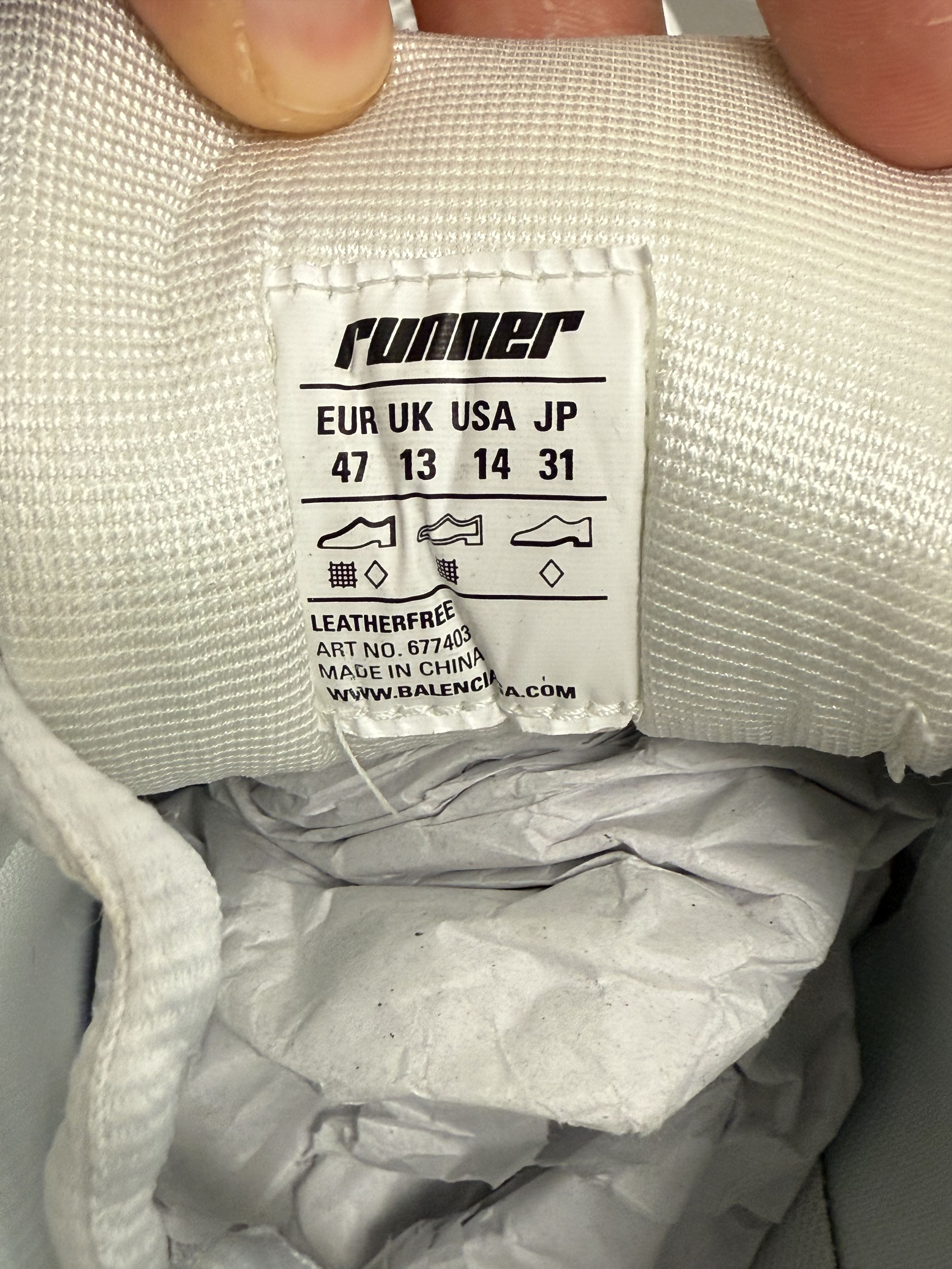 Balenciaga Balenciaga Runner Sneaker Size US 14 / EU 47 - 3 Thumbnail