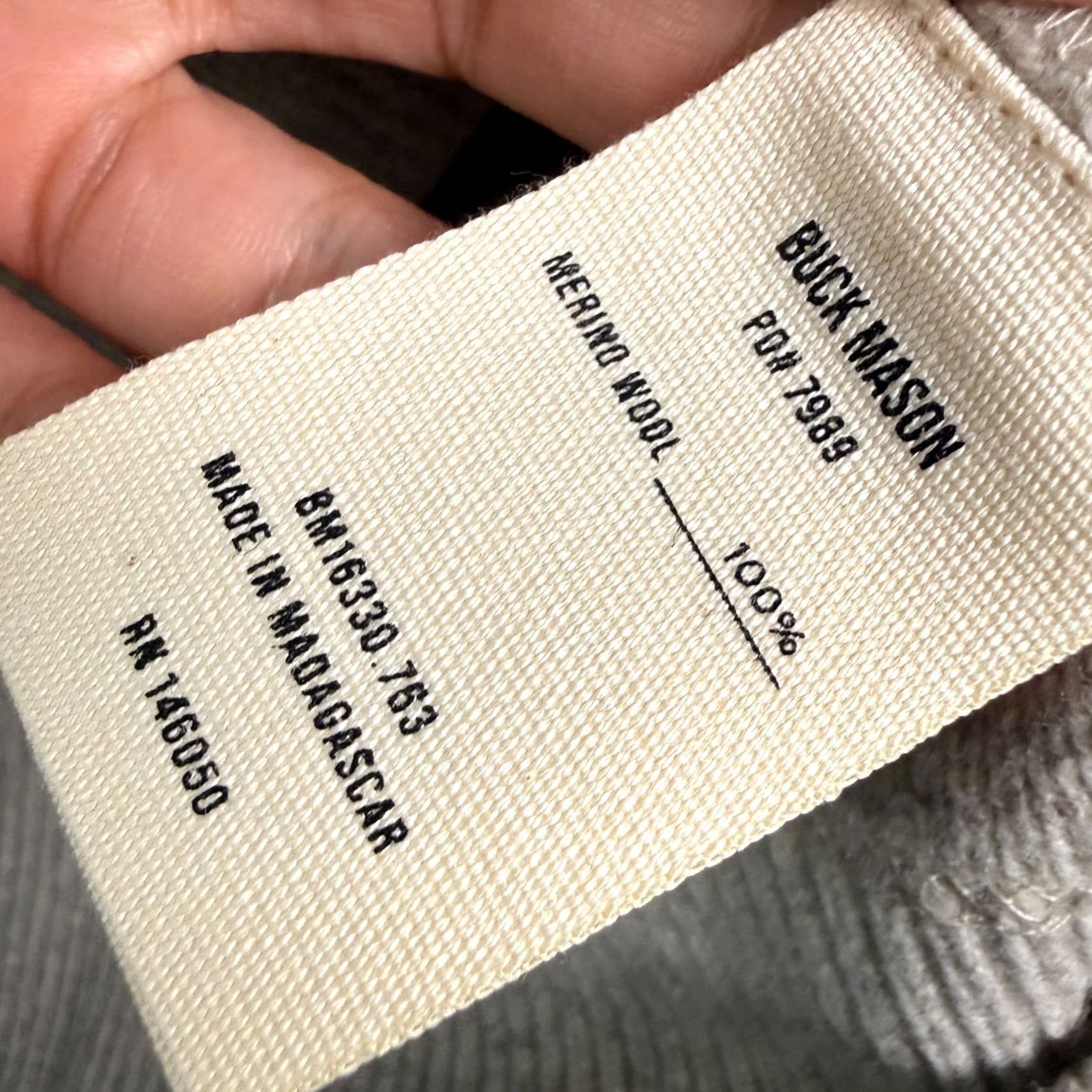 Buck Mason Buck Mason Heritage Full Zip Cardigan Sweater Mens M Heather Elk Merino Wool, Regular, Casual Knit, Buck Mason, Cardigan, Wool, Heather Elk, M, Mens Size US M / EU 48-50 / 2 - 4 Thumbnail