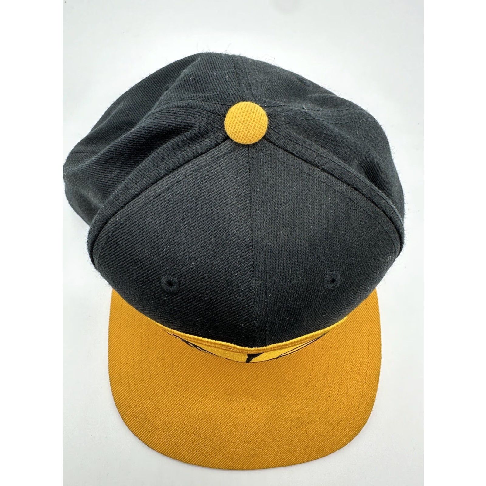 Mitchell & Ness Mitchell & Ness Black NBA Golden State Warriors Snapback Hat Cap Adult Unisex 90s Retro College Sports USA Tailored Fit Adjustable Size ONE SIZE - 2 Thumbnail