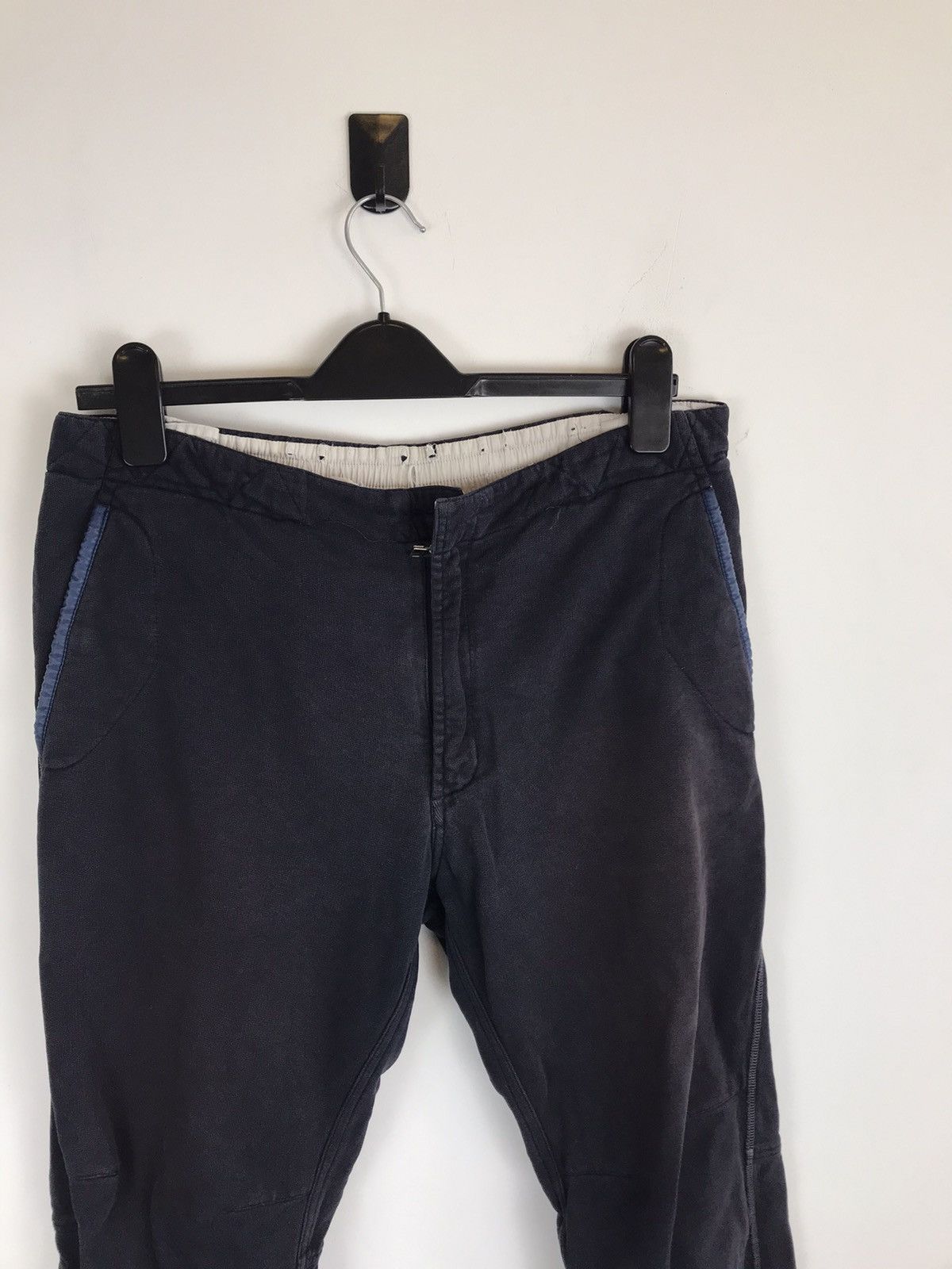 Maharishi Maharishi Distressed Faded Navy Pants Size US 32 / EU 48 - 3 Thumbnail