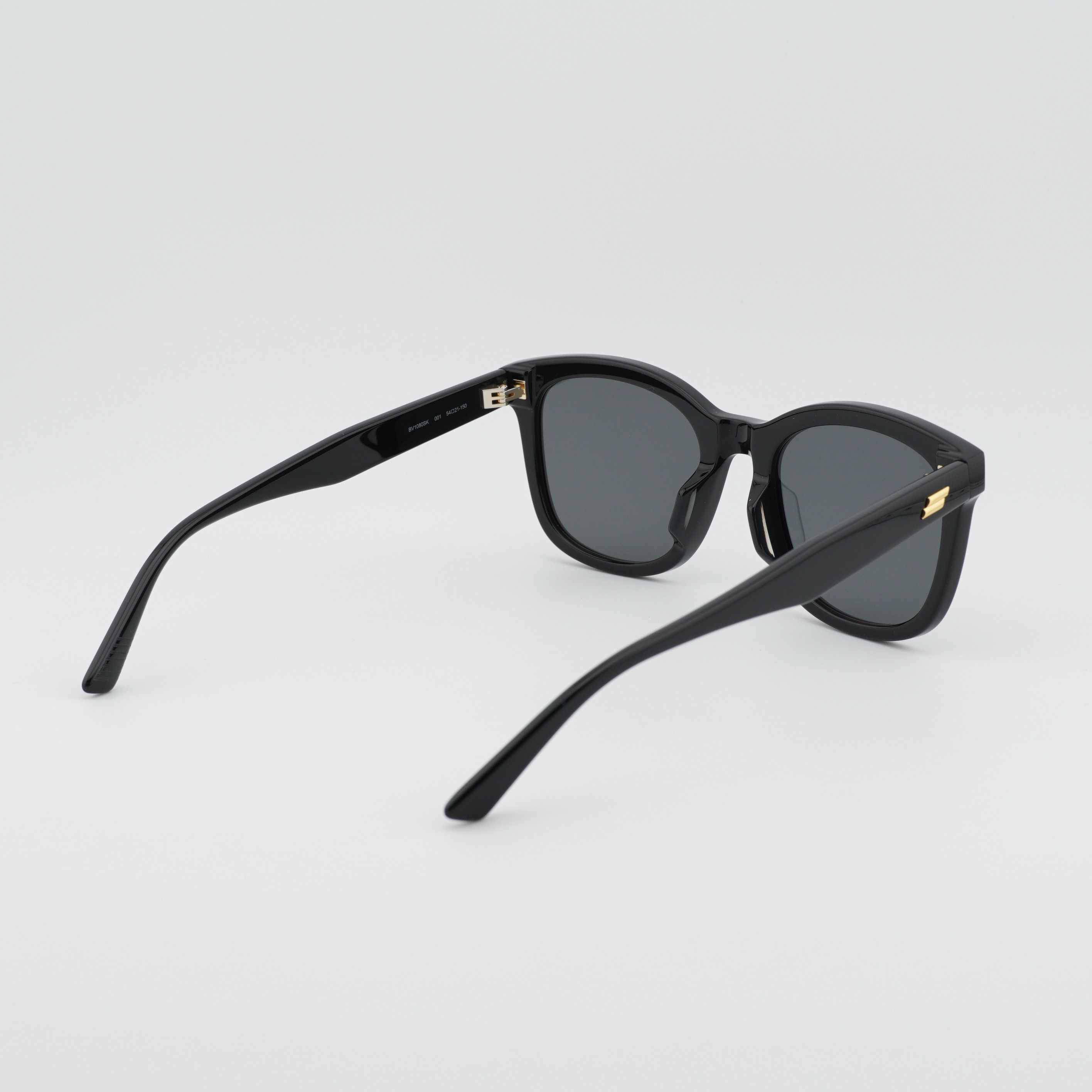 Bottega Veneta Bottega Veneta BV1080SK 001 Unisex Sunglasses Black Square Size ONE SIZE - 3 Thumbnail