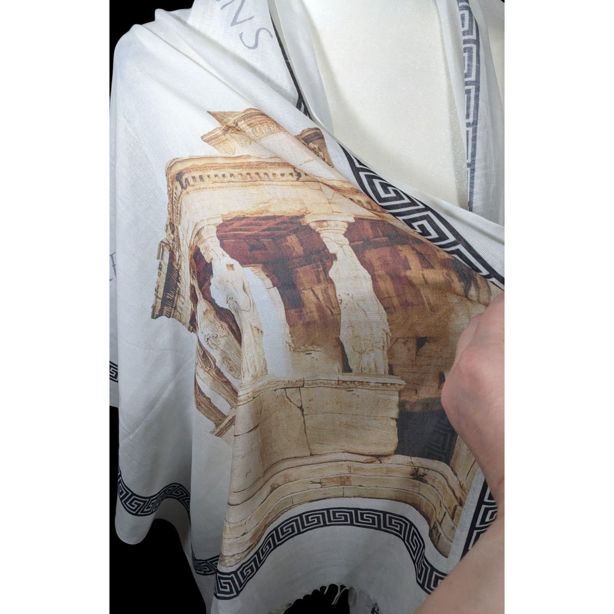 Other Linda Accessories Athens Greece Souvenir Scarf Size ONE SIZE - 4 Thumbnail