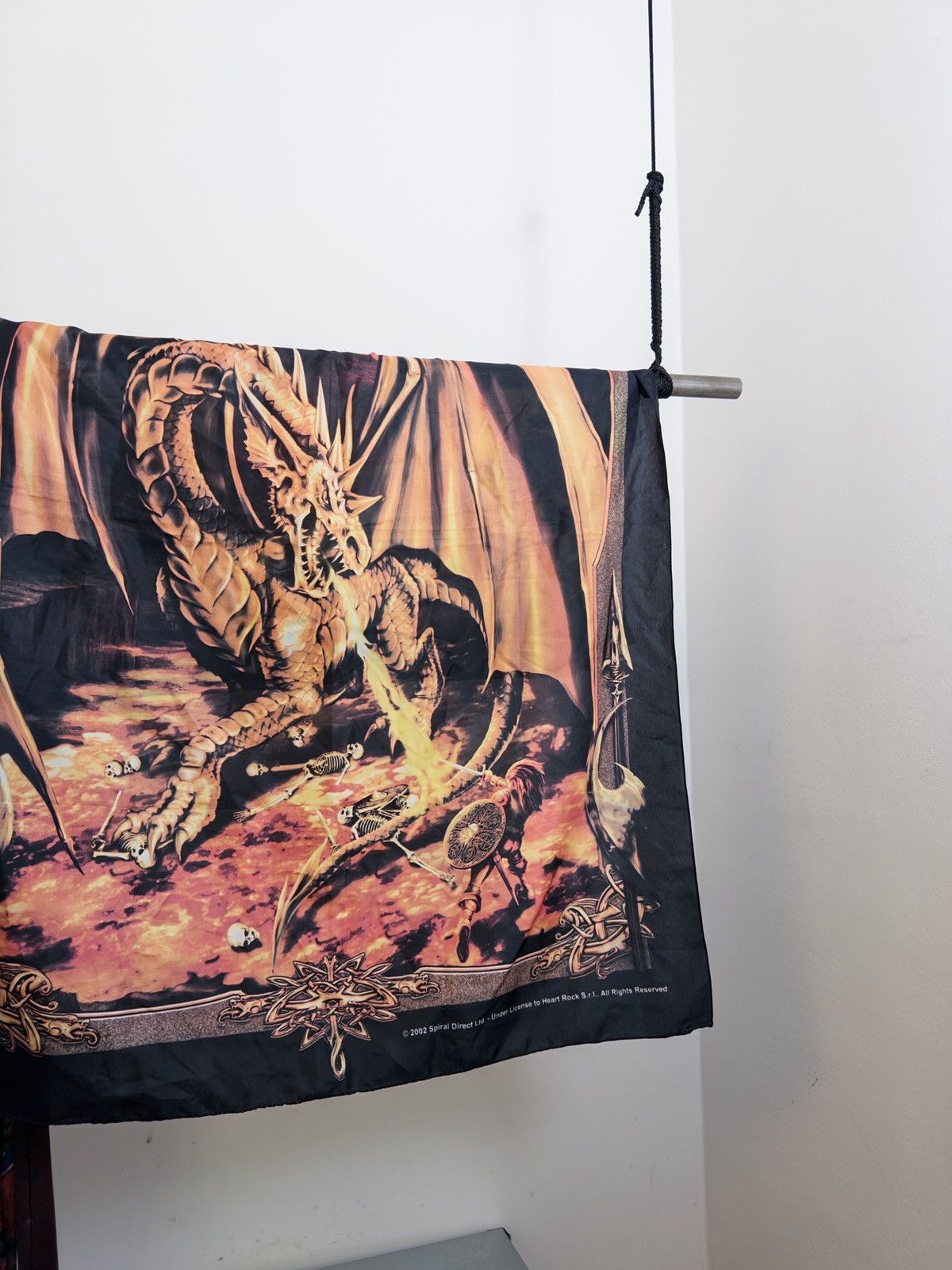 Other 2002 Spiral Direct Dragon Tapestry Rare Gothic Fantasy Piece Size ONE SIZE - 1 Thumbnail