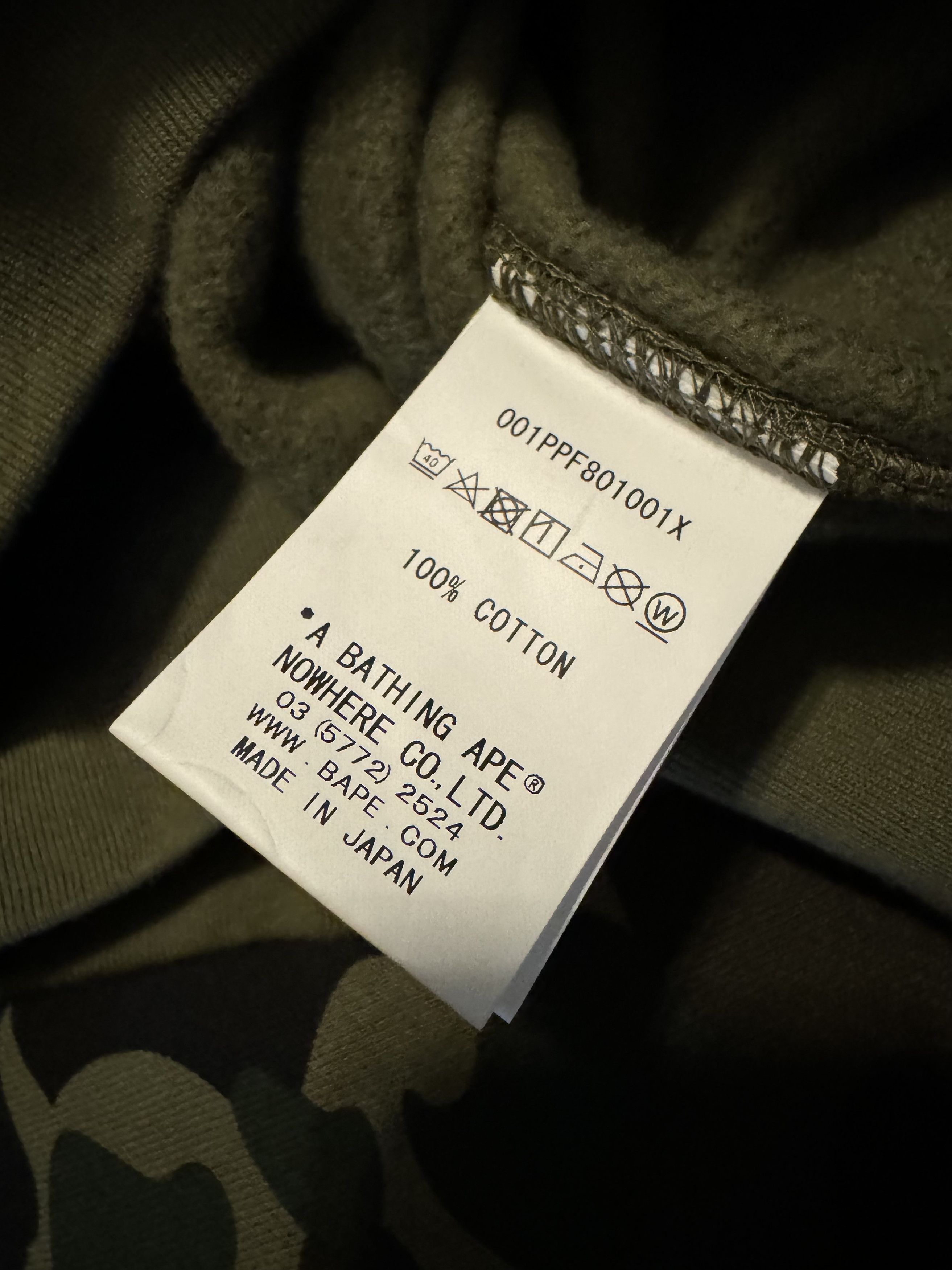 Bape 1st Camo Kanji Pullover Hoodie Size US XL / EU 56 / 4 - 8 Thumbnail