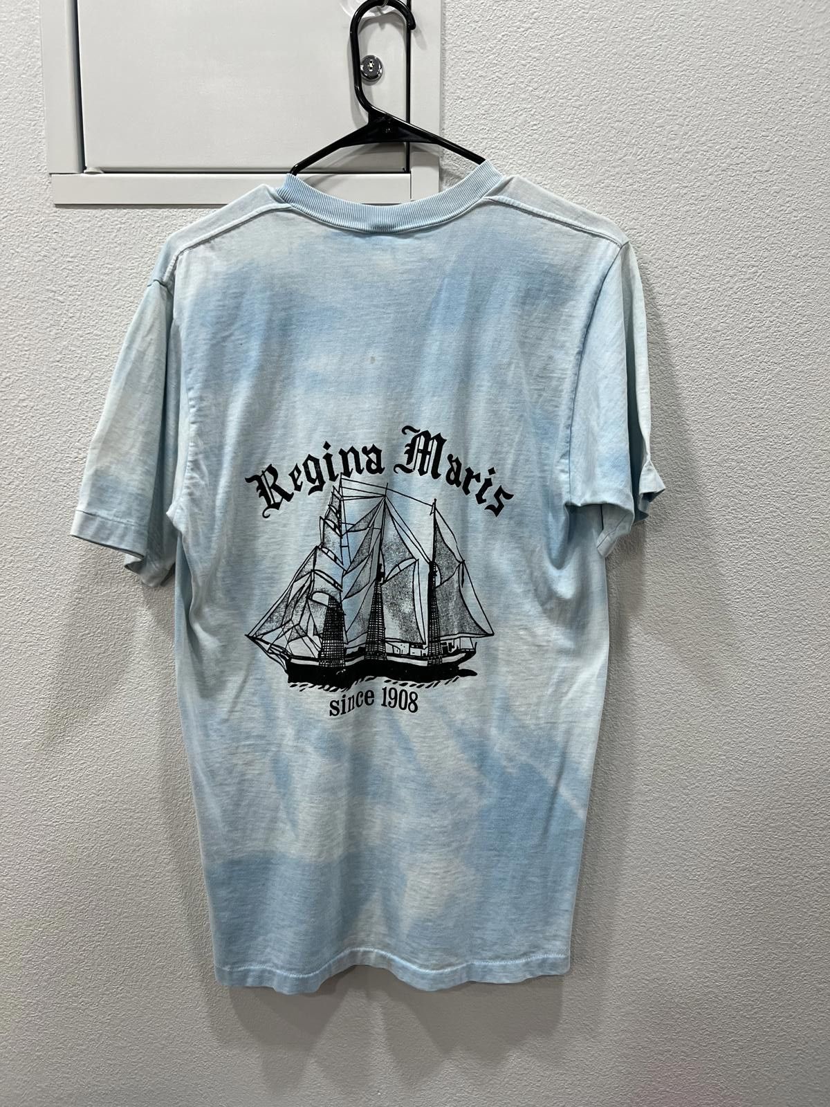 Other 60s Sky Blue Selvedge Pocket Tee Size US M / EU 48-50 / 2 - 4 Thumbnail