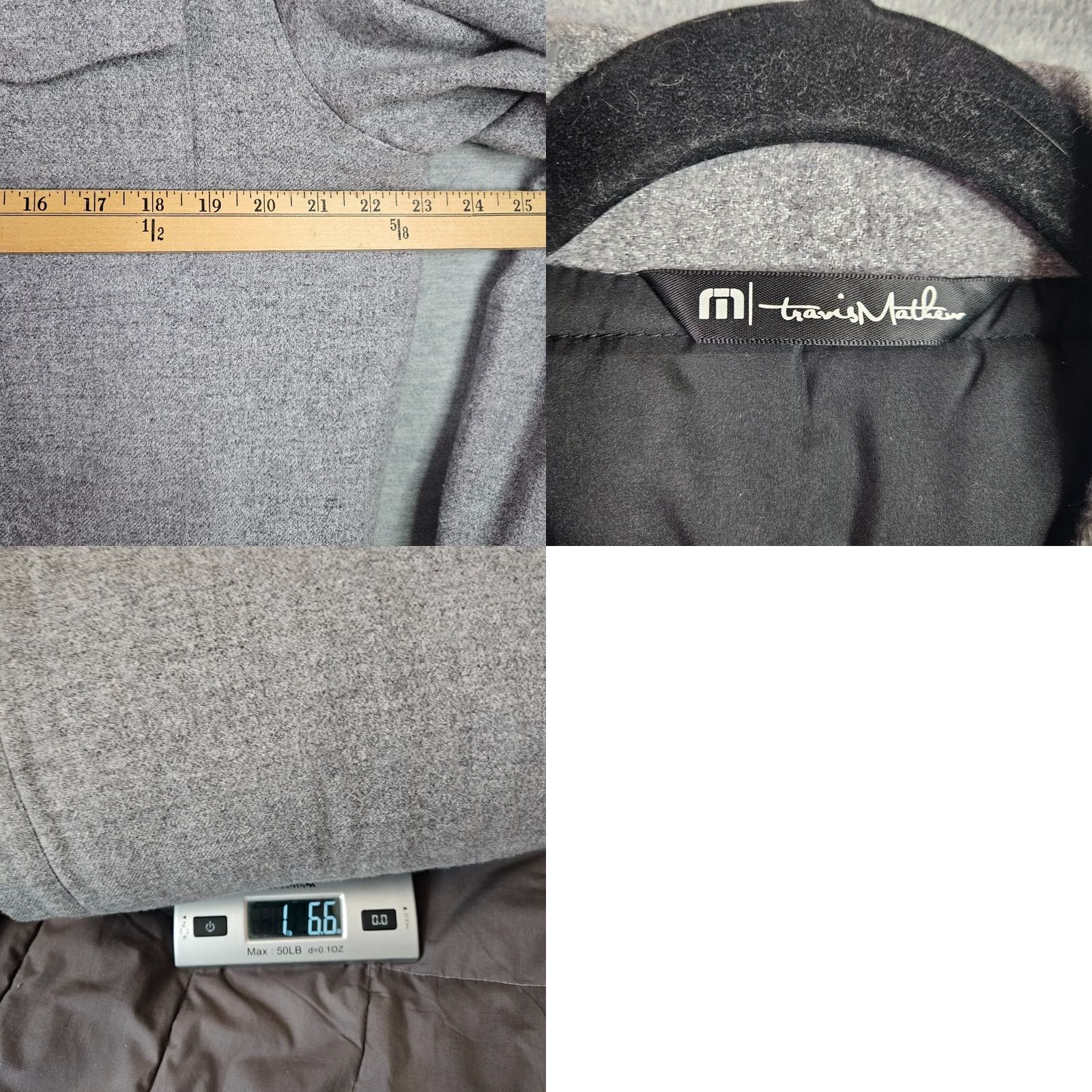 TravisMathew Travis Mathew Jacket Gray Button Front Size L Cotton Shirt Jacket Overshirt Mens Regular Size US L / EU 52-54 / 3 - 8 Thumbnail