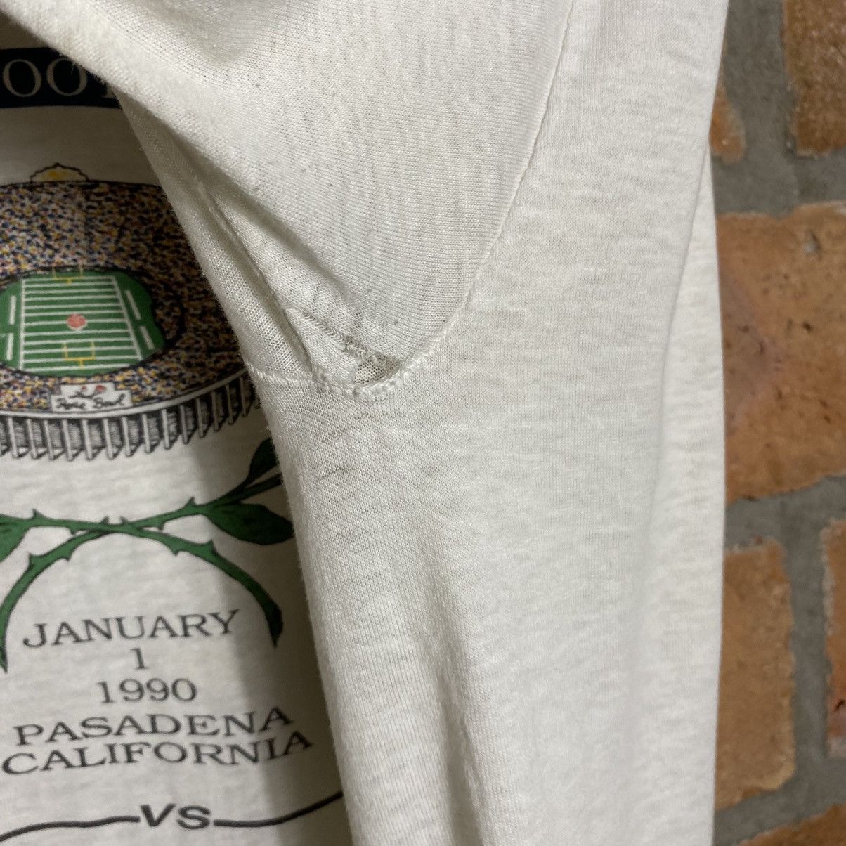 Haze HAZE LWOOD Premo White Logo Print Crew Neck Tee Size US XL / EU 56 / 4 - 11 Thumbnail