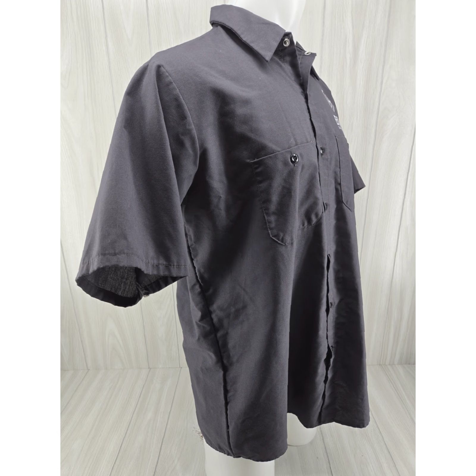 Red Kap Red Kap Gray Short Sleeve Work Shirt Mens L Brooks Brewing Beer Shirt Size US L / EU 52-54 / 3 - 7 Thumbnail