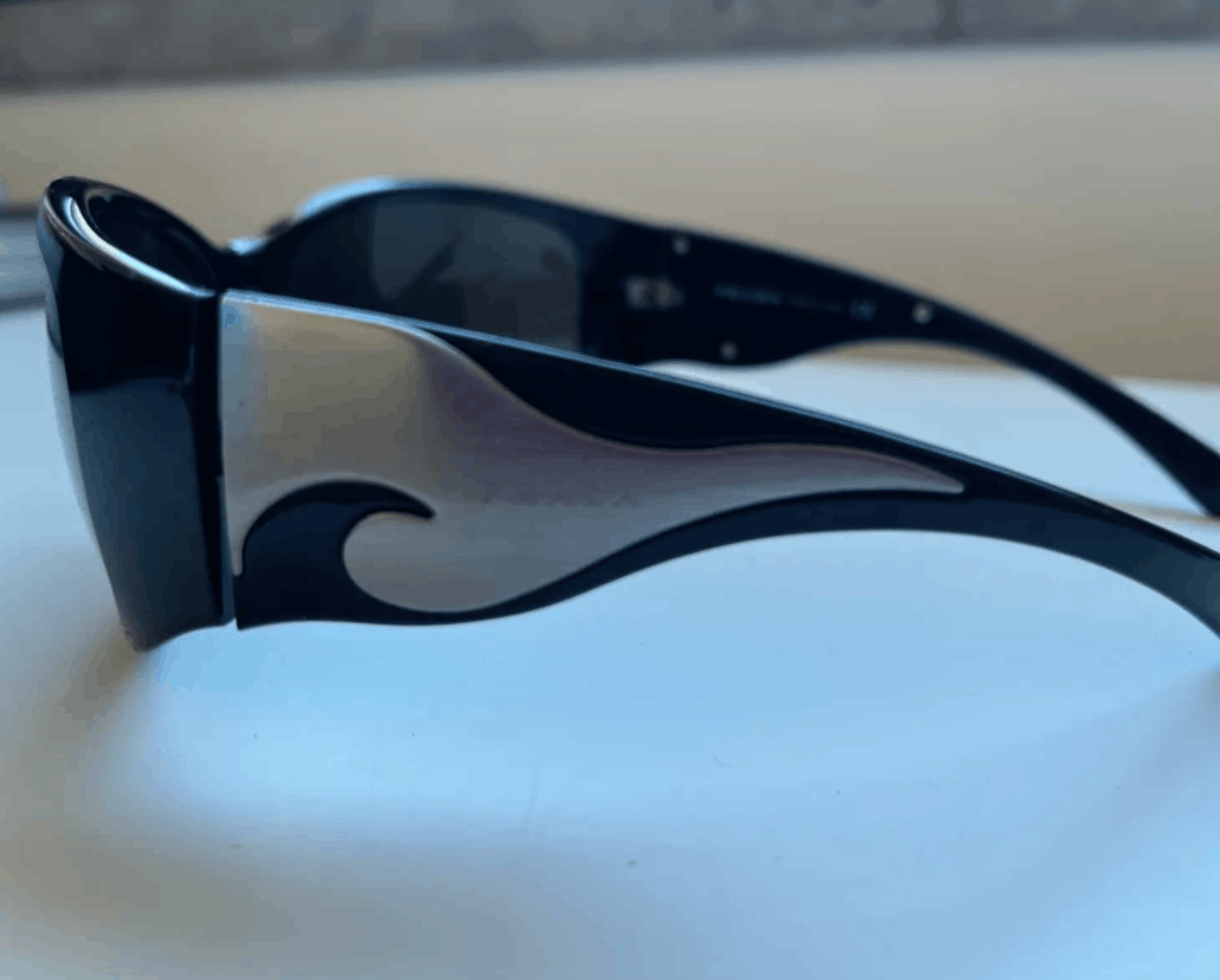 Prada PRADA Sunglasses SS SPR 03G Sport Wave Flame Star Mask Size ONE SIZE - 1 Thumbnail