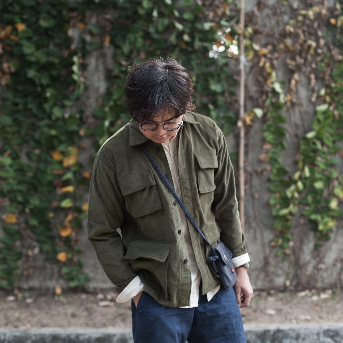 URBAN RESEARCH DOORS Urban Research items Fatigue Design Pocket Army Green Jacket Size US M / EU 48-50 / 2 - 1 Thumbnail