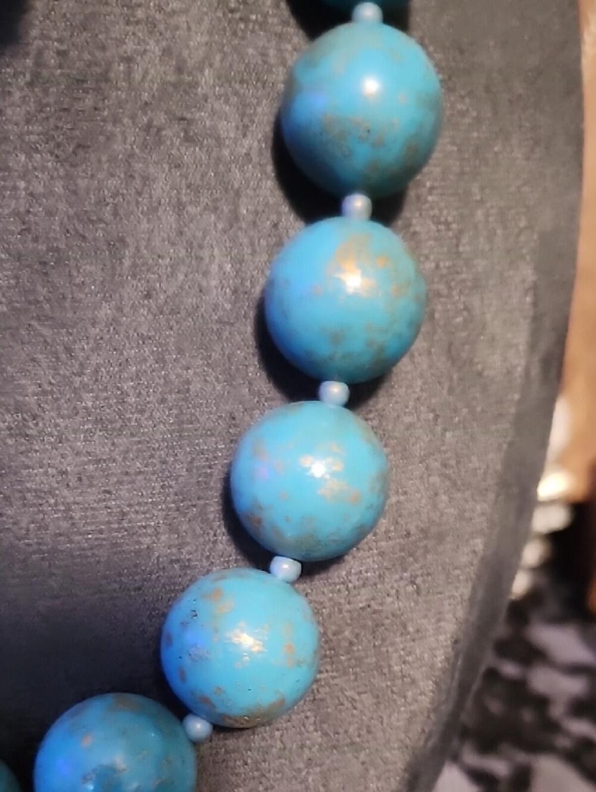 Other Turquoise Colored Bead Necklace - Unbranded Size ONE SIZE - 4 Thumbnail