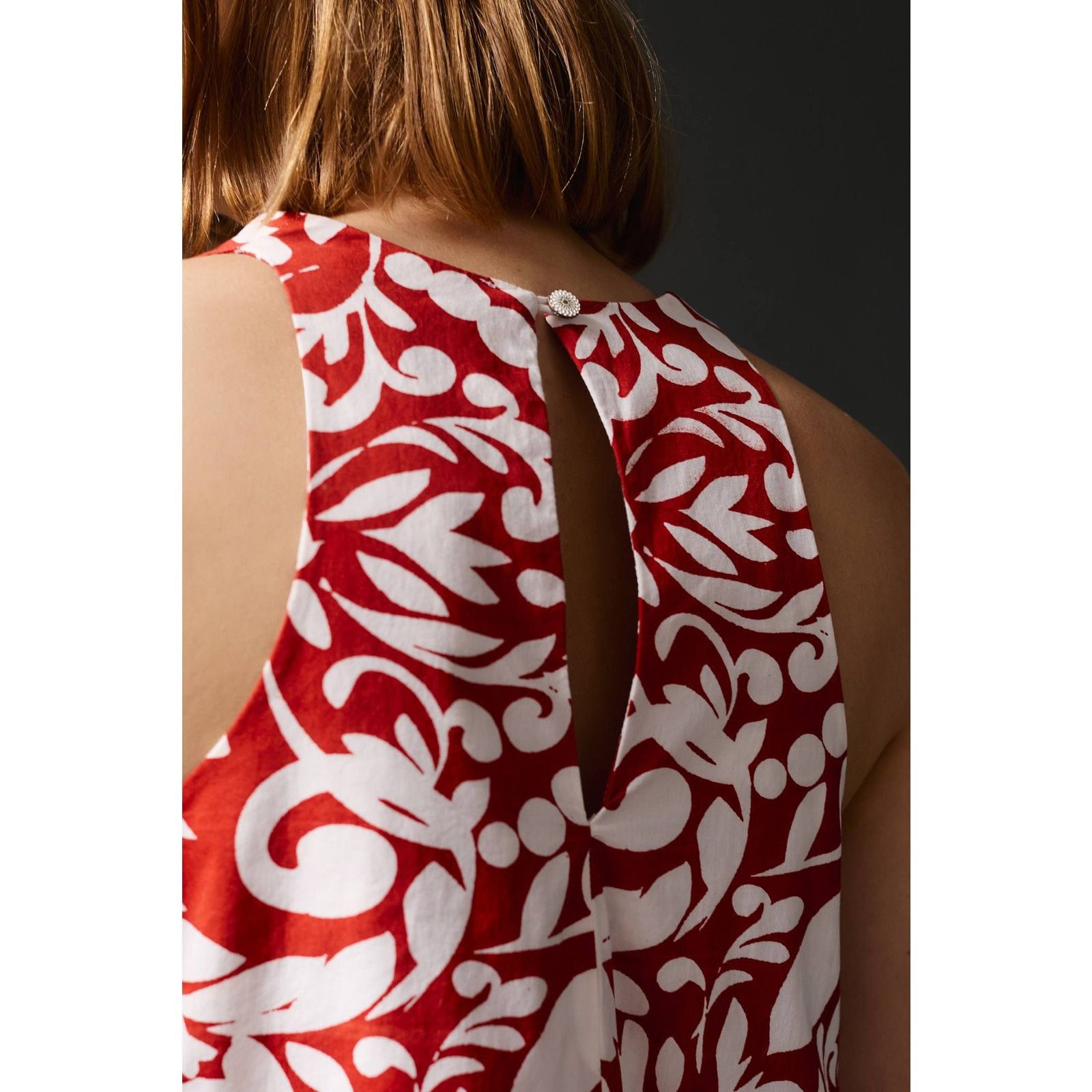 Anthropologie New Anthropologie Ionia Mini Dress $148 SMALL Rust Floral Size S / US 4 / IT 40 - 5 Thumbnail