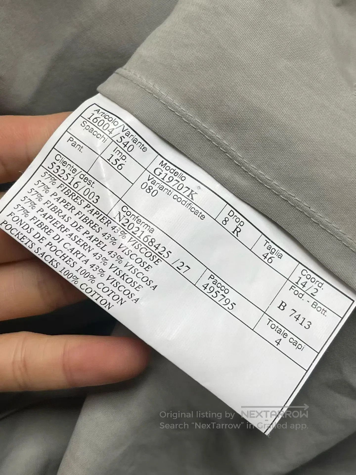 Maison Margiela Hermes Gray. Size US S / EU 44-46 / 1 - 5 Thumbnail