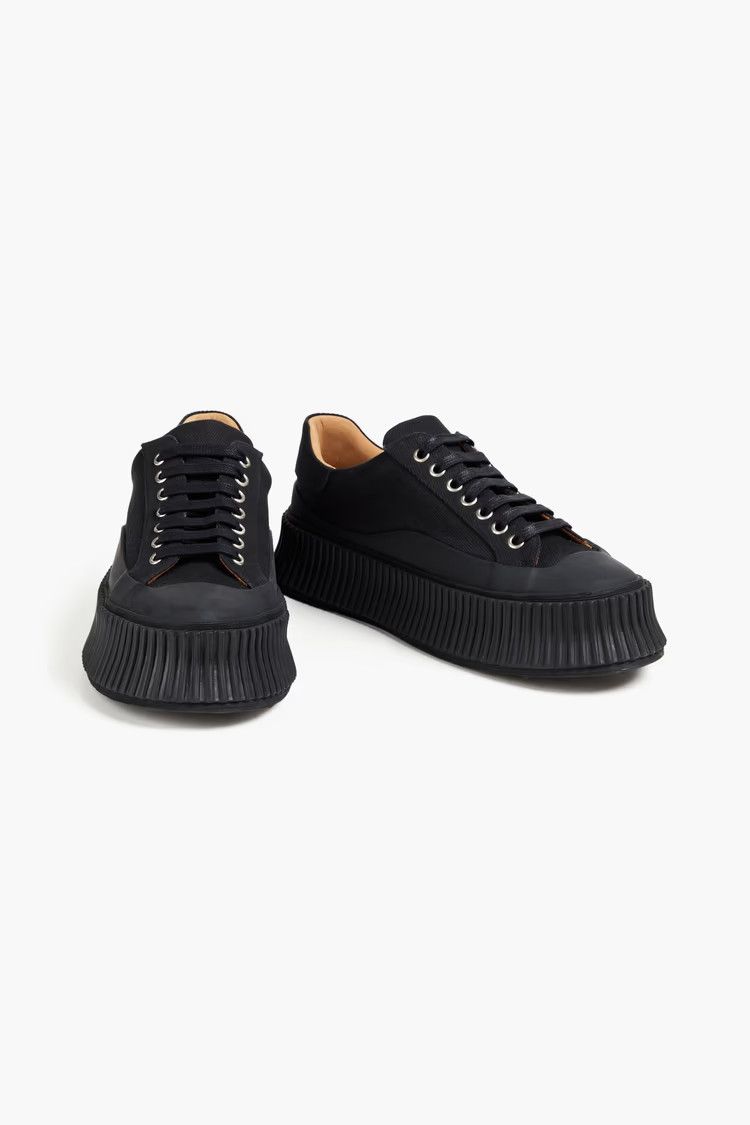 Jil Sander o1y1025 Low-Top Sneakers in Black Size US 8 / IT 38 - 4 Thumbnail