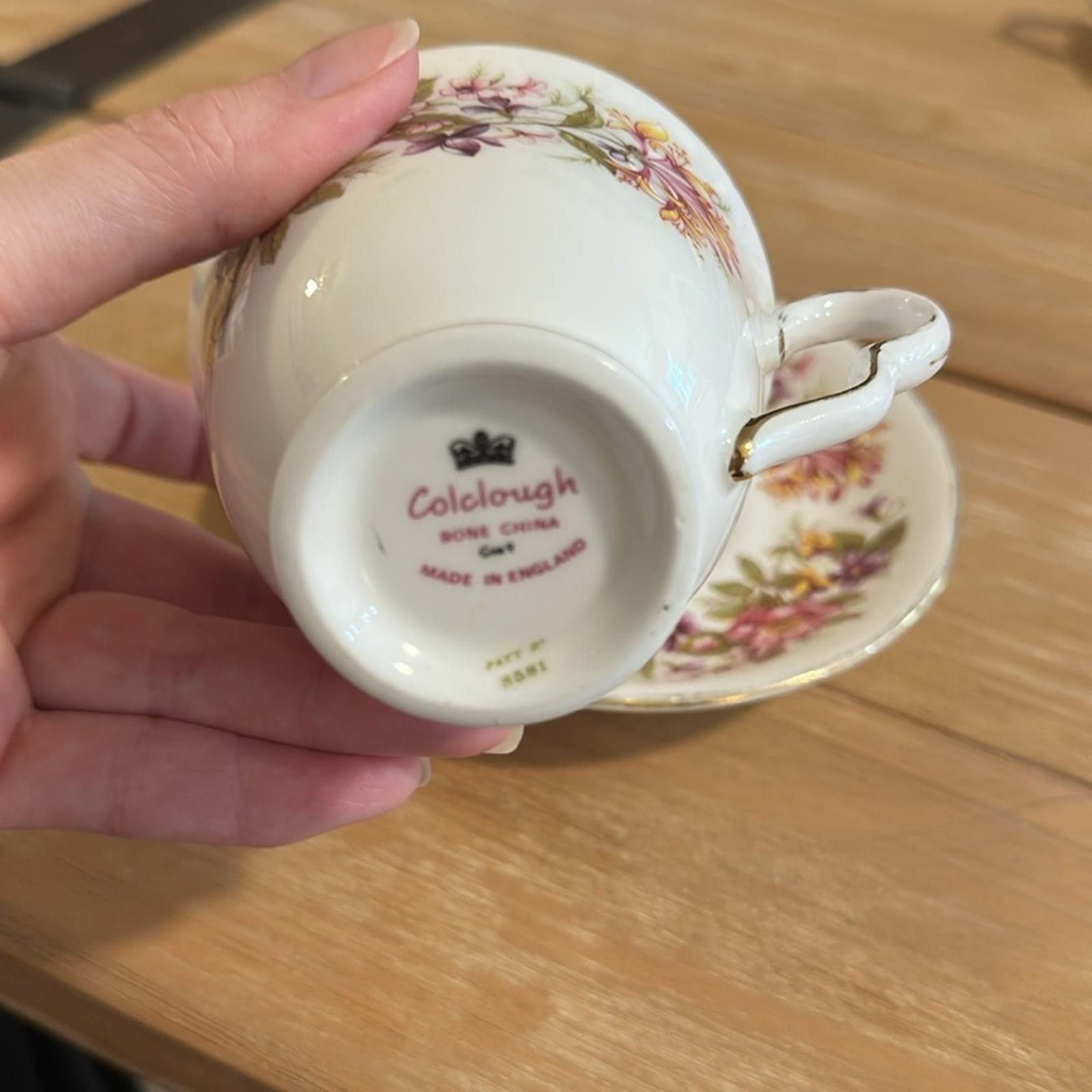 Other Colclough Tea Cup and Saucer Floral Set Vintage porcelain Size ONE SIZE - 2 Thumbnail
