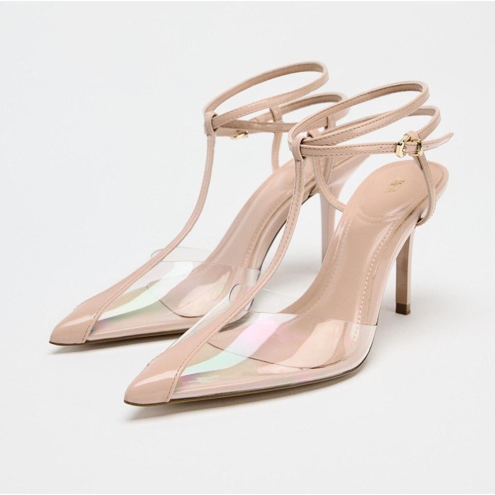 Zara ZARA Pointed Toe Slingback Heels NWT Size US 7.5 / IT 37.5 - 18 Thumbnail