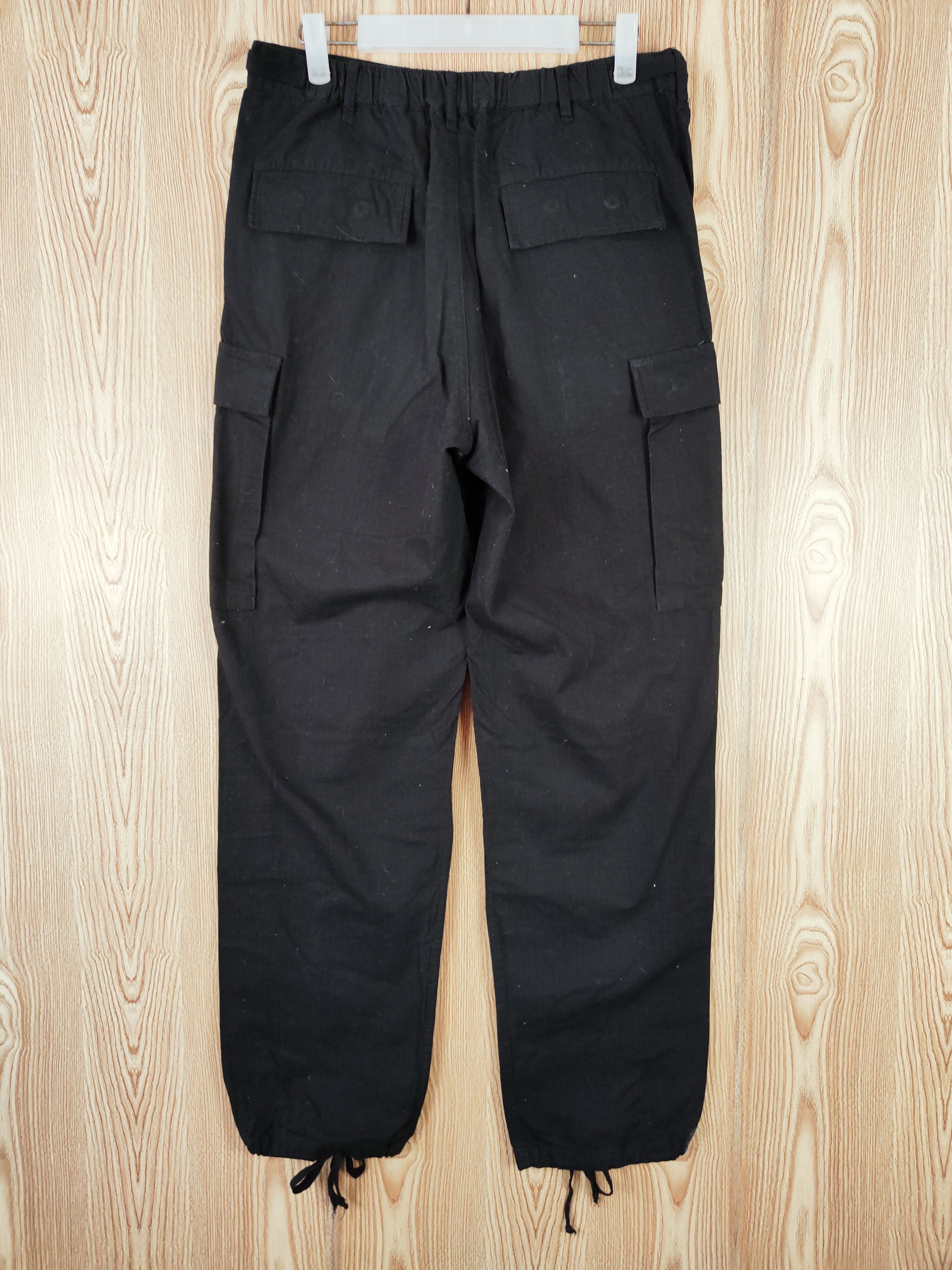 Japanese Brand ROXD Black Multipocket Tactical Cargo Pants #W243 Size US 30 / EU 46 - 7 Thumbnail