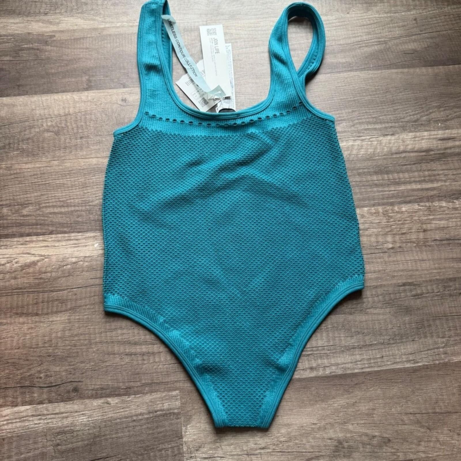 Zara Zara Limitless Contour Collection Pointelle Bodysuit NWT M-L Size XL / US 12-14 / IT 48-50 - 3 Thumbnail