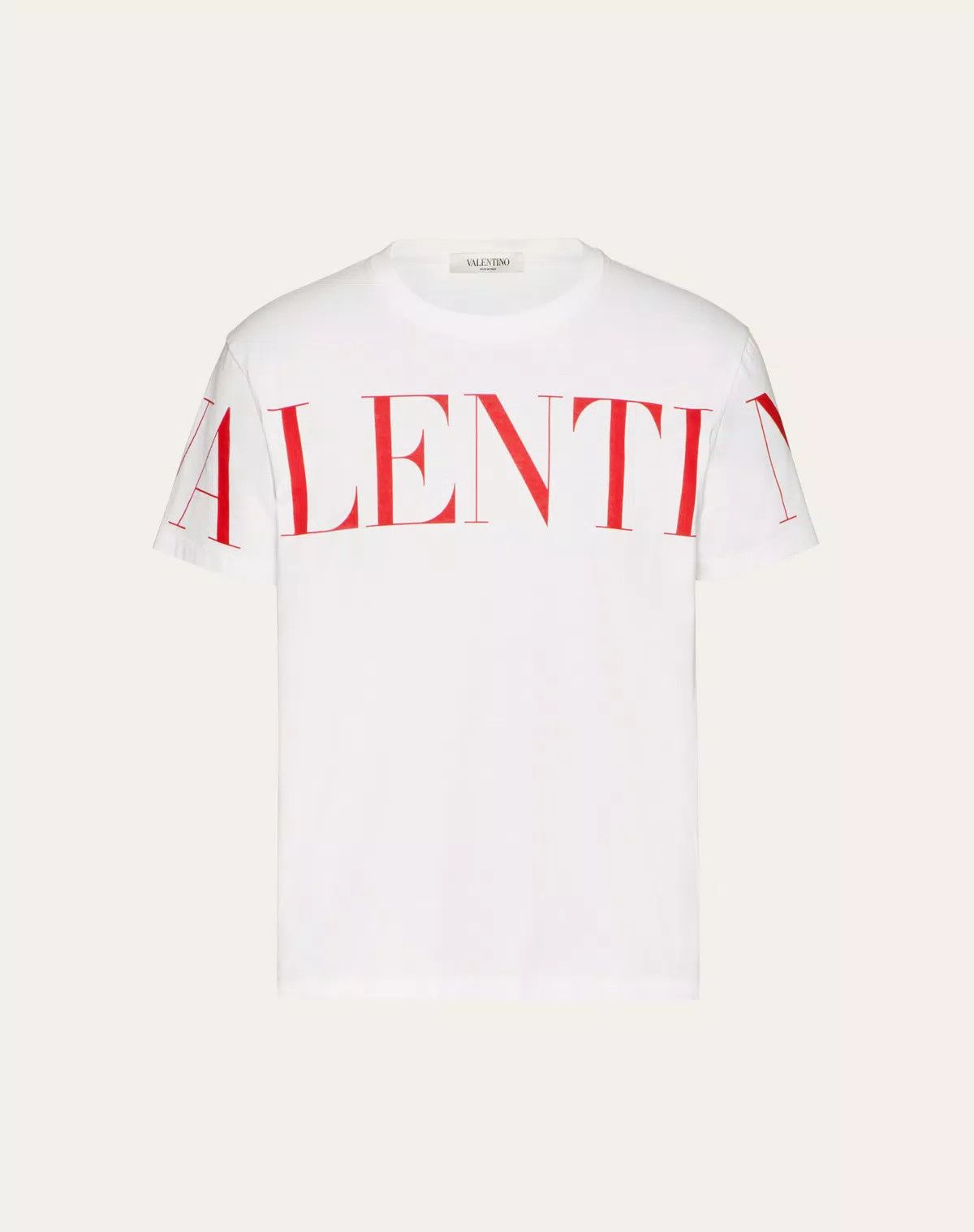 Valentino oc11z0725 Print T-Shirt in White Size US XS / EU 42 / 0 - 1 Thumbnail
