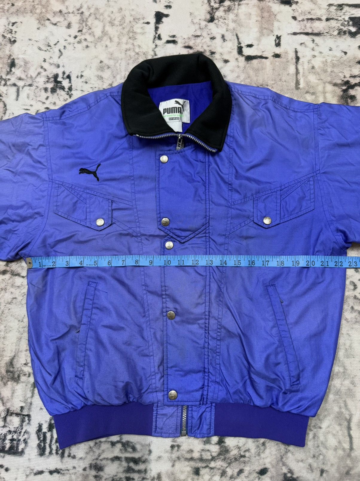 Puma × Vintage Vintage 90s Puma Nylon Bomber Jacket Size US M / EU 48-50 / 2 - 17 Thumbnail