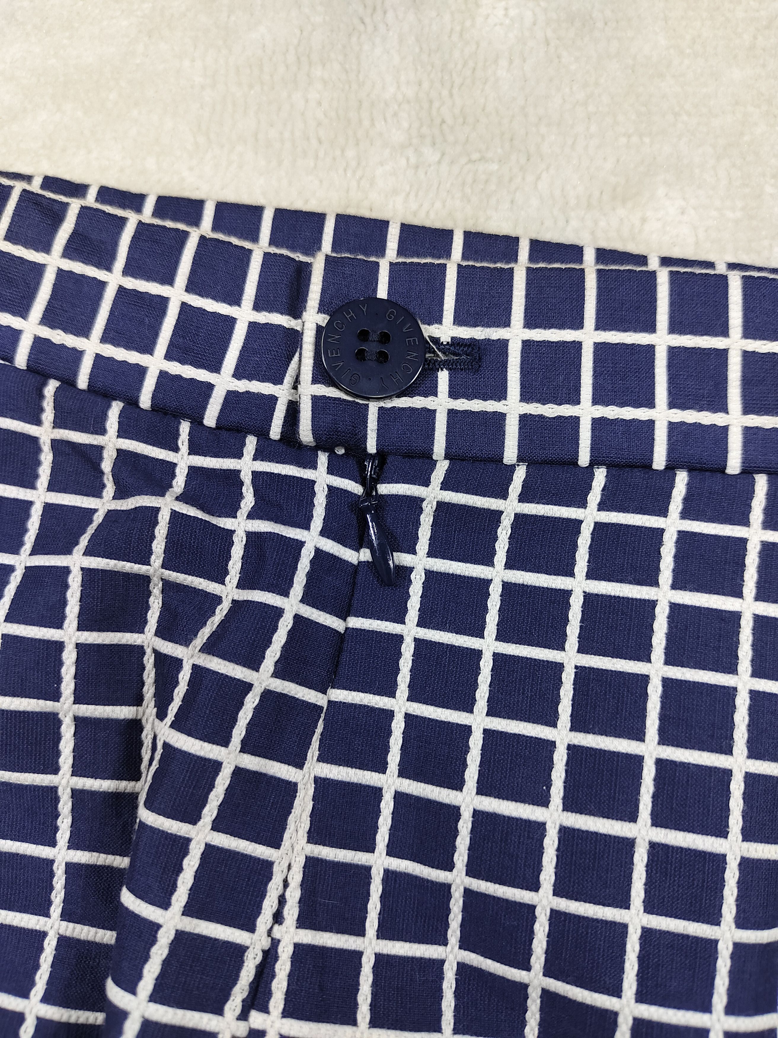 Givenchy 💥Vtg Givenchy Boutique Plaid Parisian Tailored Skirt Size 28" / US 6 / IT 42 - 6 Thumbnail
