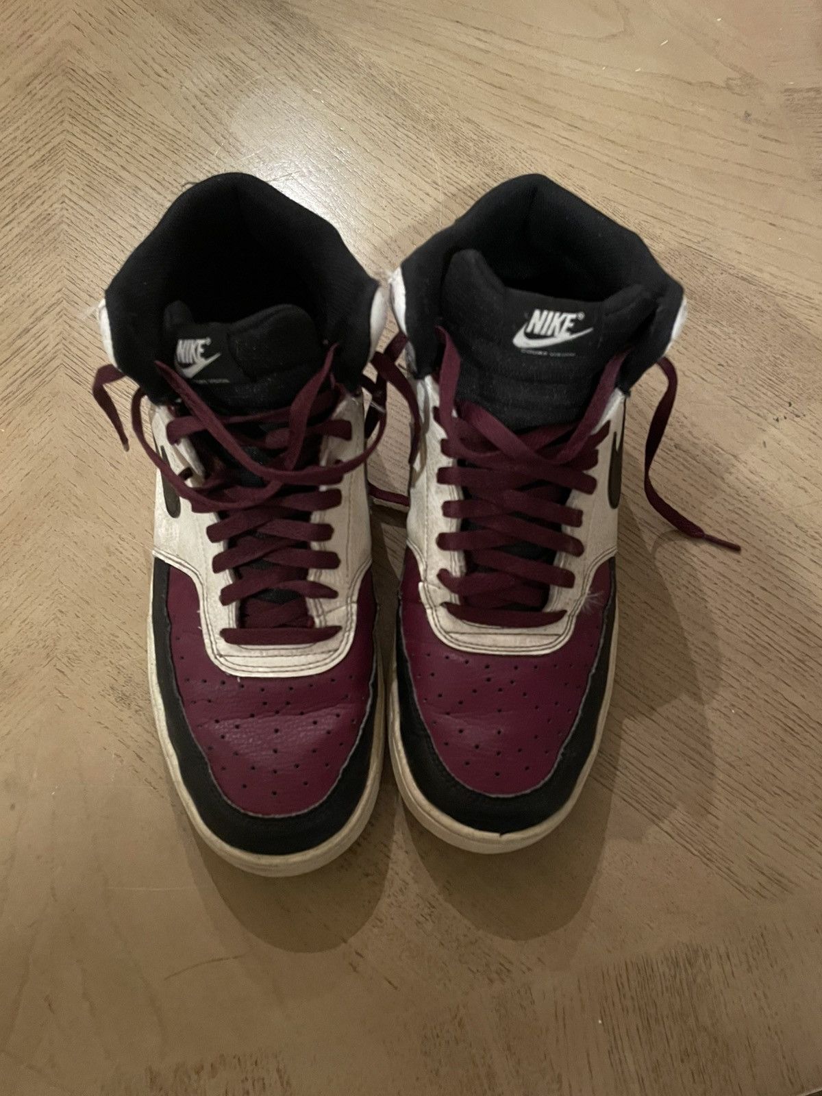 Nike Nike Court Vision Maroon Size US 11.5 / EU 44-45 - 2 Thumbnail
