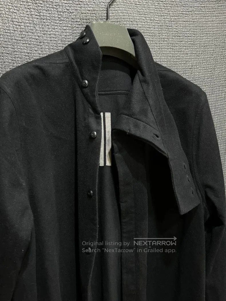 Rick Owens Rick Owens 15FW Asymmetric Collar Wool Shirt . Size US L / EU 52-54 / 3 - 7 Thumbnail