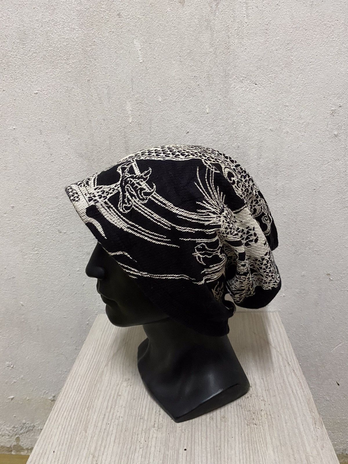 Seditionaries Japanese Brand Rare Design Overprint Dragon Sukajan Hat Size ONE SIZE - 4 Thumbnail