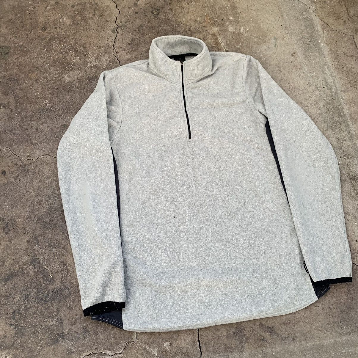 Nike × Vintage Nike y2k Vintage small Logo Fleece 1/3 Zip Baggy Sweatshirt Size US L / EU 52-54 / 3 - 2 Thumbnail