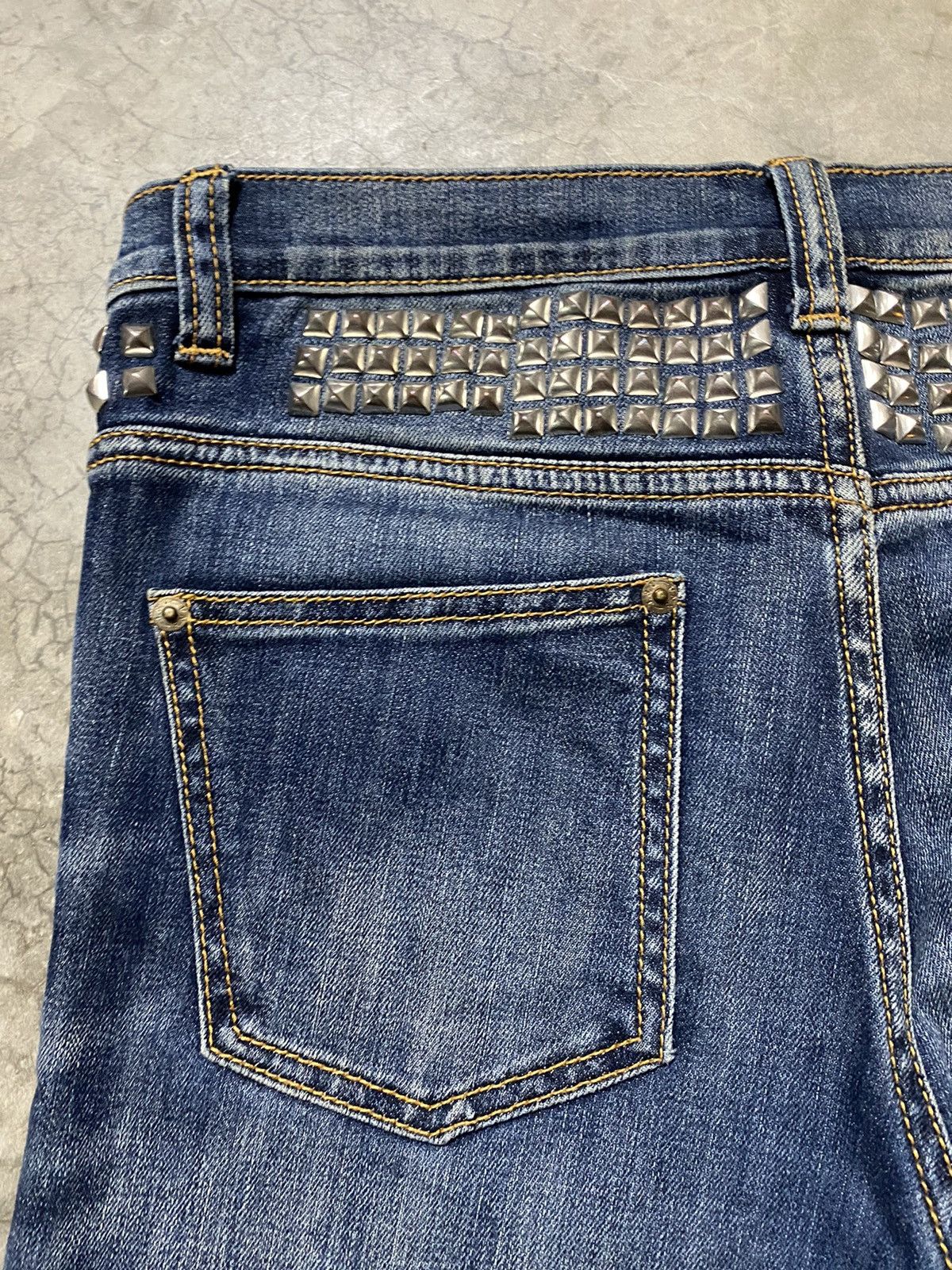 Hysteric Glamour × Japanese Brand Japanese RNA R-2578 Studded Punk Seditionaries Denim Size US 30 / EU 46 - 6 Thumbnail