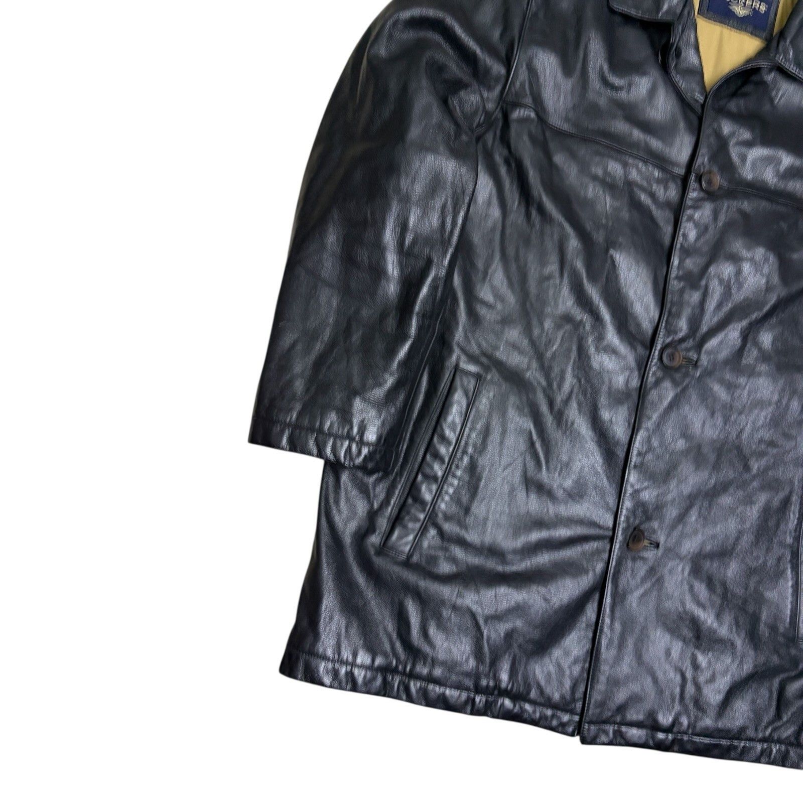 Dockers DOCKERS Cow Leather Vintage Heavy Winter Jacket Coat Large Size US L / EU 52-54 / 3 - 6 Thumbnail