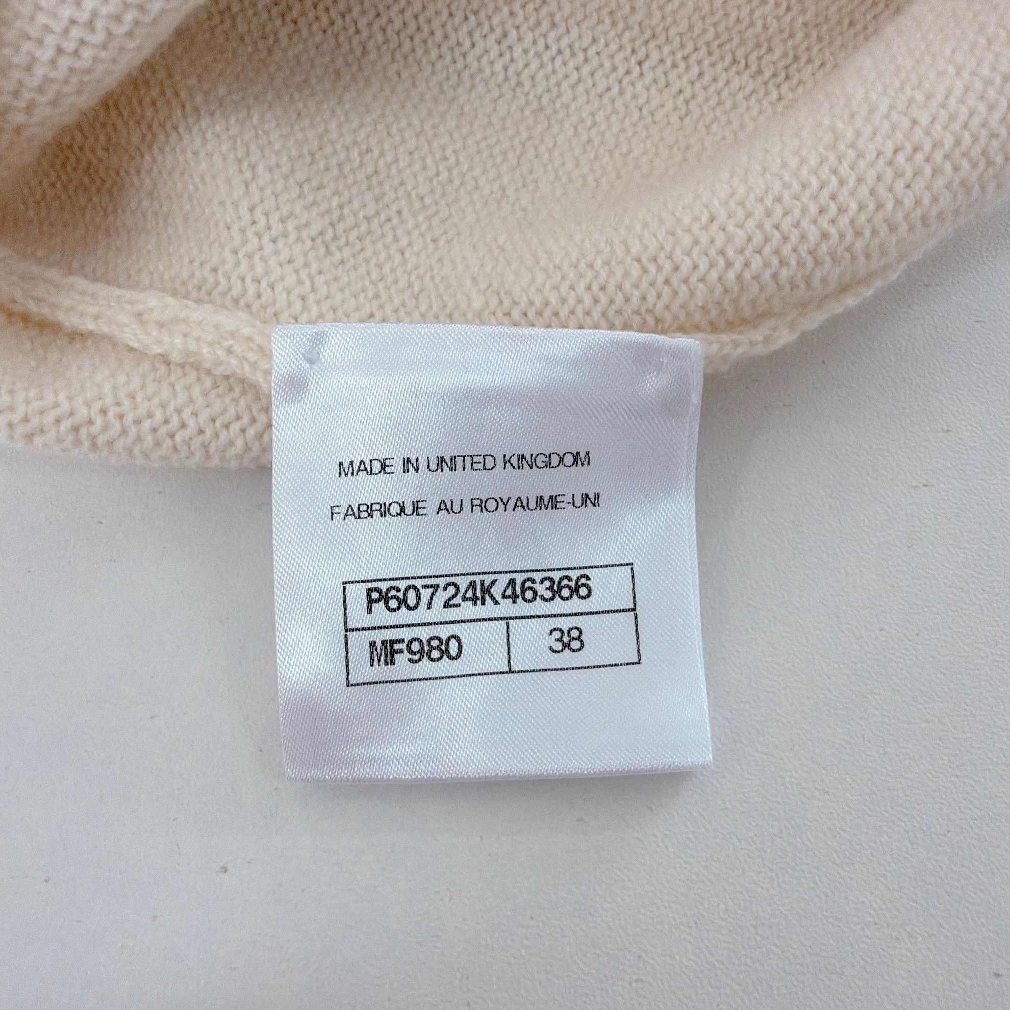 Chanel Chanel Cashmere Belted Cardigan 38 0400 Size S / US 4 / IT 40 - 6 Thumbnail