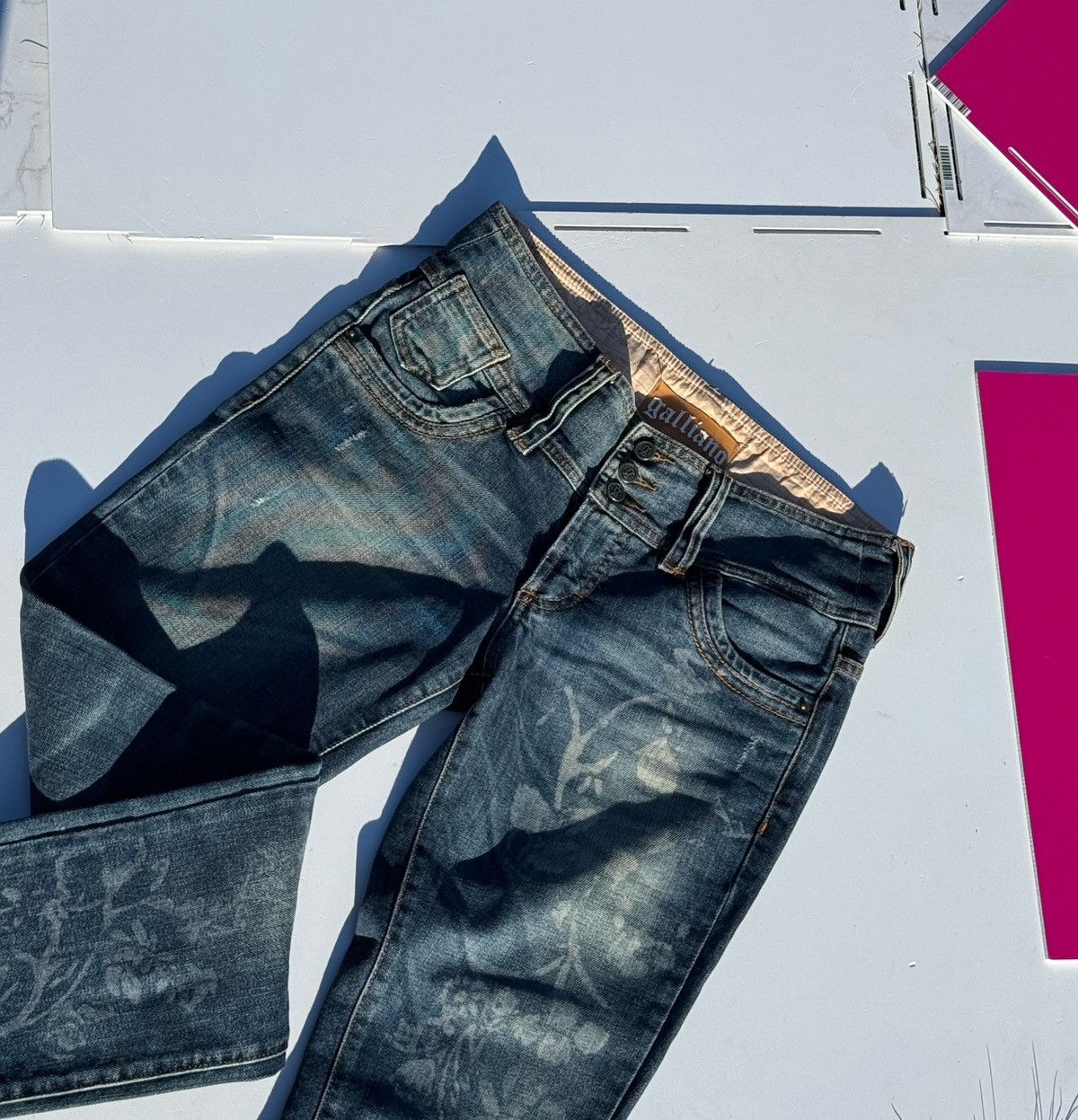 John Galliano Vintage jeans Galliano Size 27" / US 4 / IT 40 - 7 Thumbnail