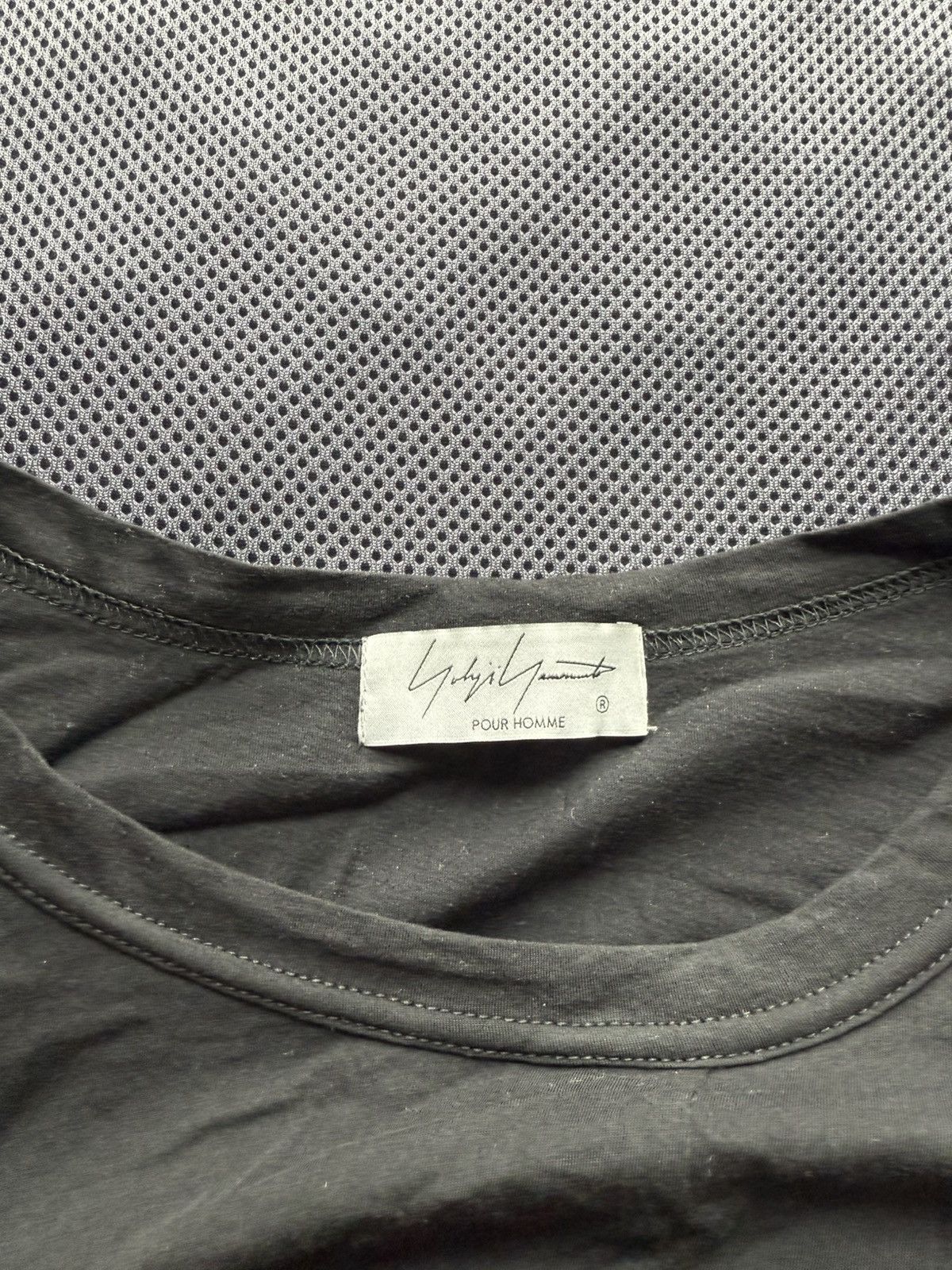 Yohji Yamamoto Yohji Yamamoto Pour Homme Long Sleeve Drape Shirt Size US L / EU 52-54 / 3 - 4 Thumbnail