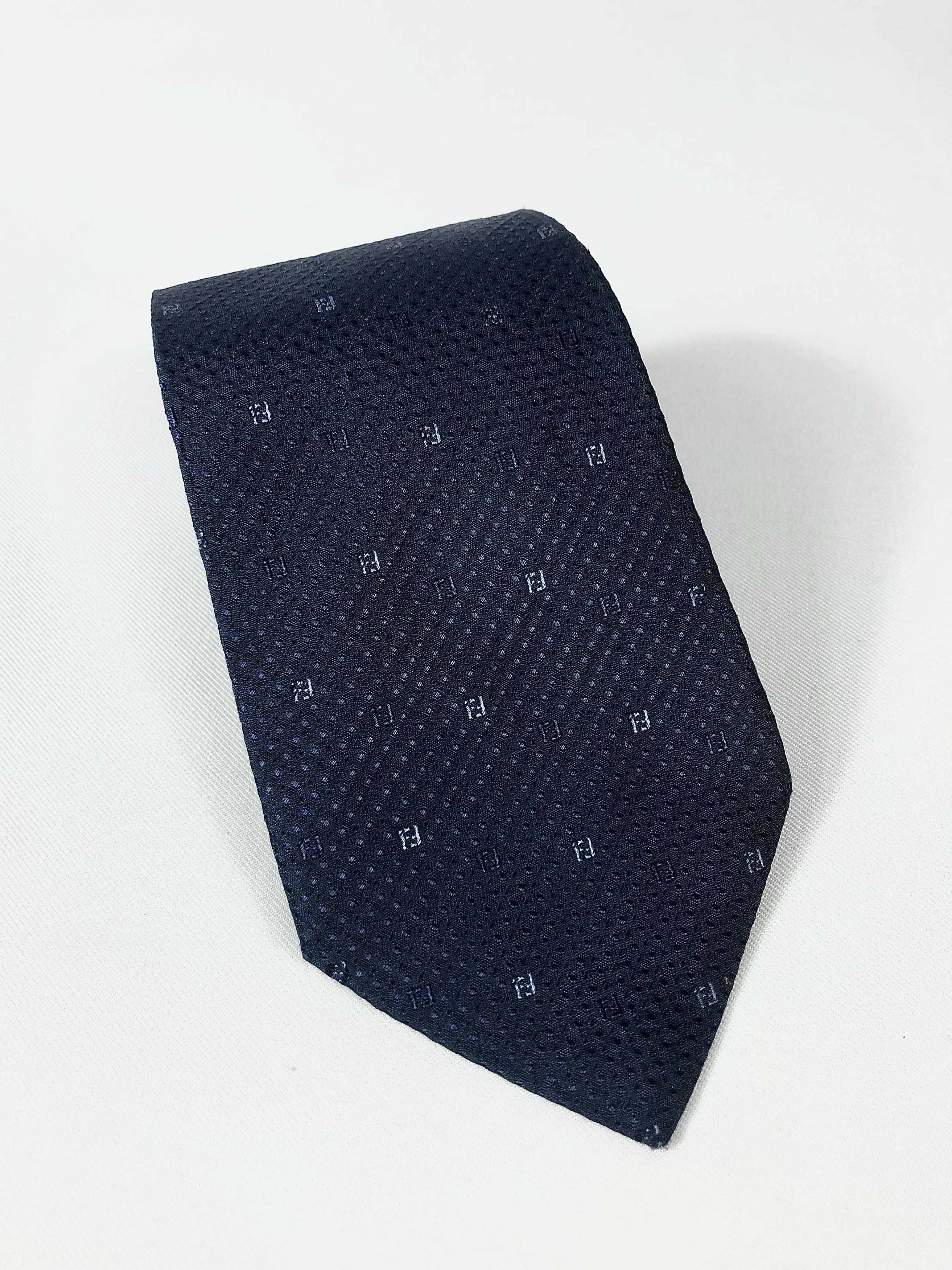 Fendi Rare Fendi Monogram Silk Tie Made in Italy Size ONE SIZE - 1 Thumbnail