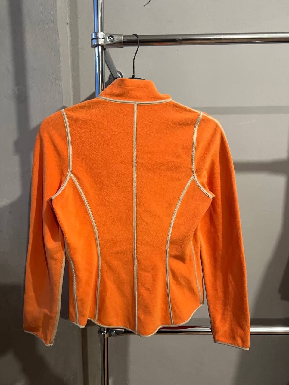 Frauenschuh FRAUENSCHUH WOMEN ORANGE FLEECE ACTIVE ZIP LONG SLEEVE SZ L Size L / US 10 / IT 46 - 10 Thumbnail