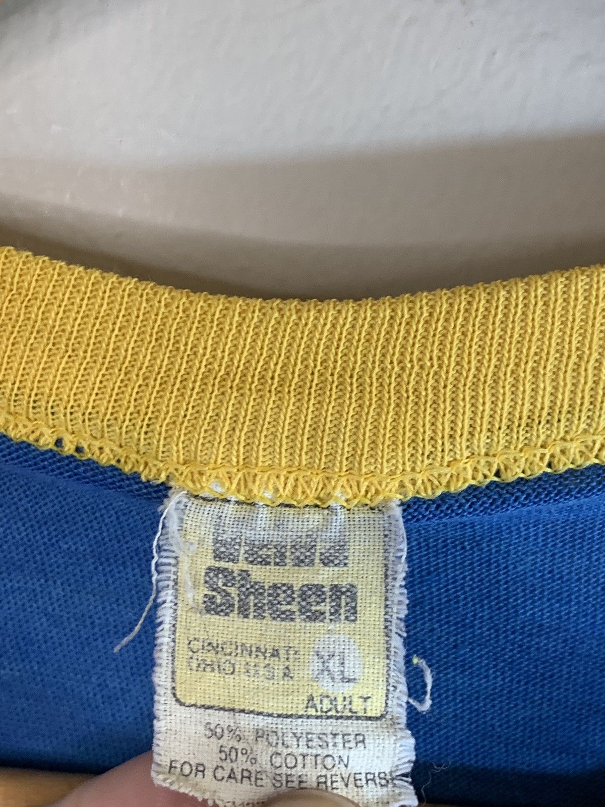 Velva Sheen × Vintage *RARE* Vintage 1970’s Fremont Huskies Single Stitch T-Shirt Size US XL / EU 56 / 4 - 8 Thumbnail