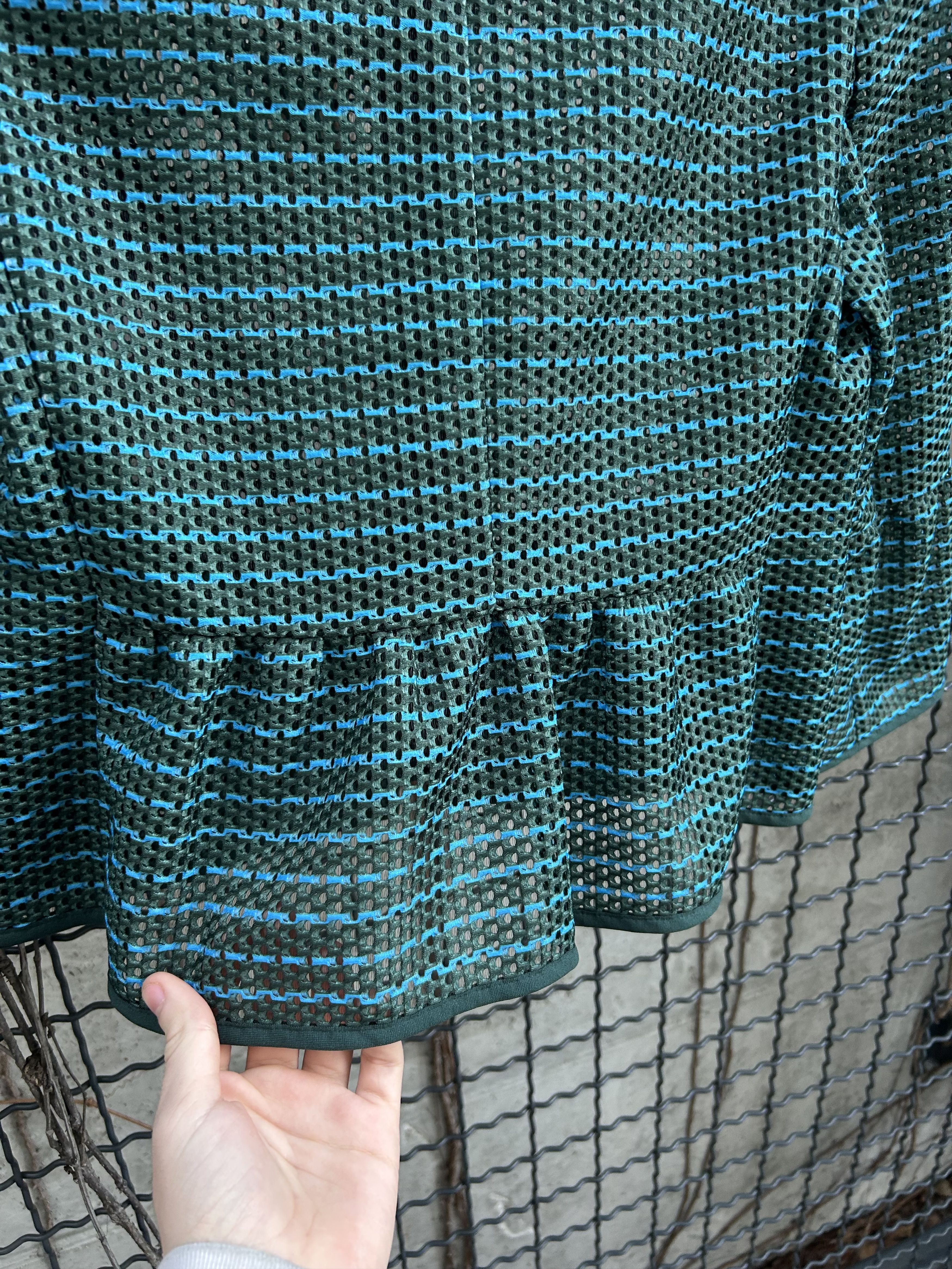 Akris Akris Punto Striped Mesh Bell Sleeve Jacket Size M / US 6-8 / IT 42-44 - 12 Thumbnail