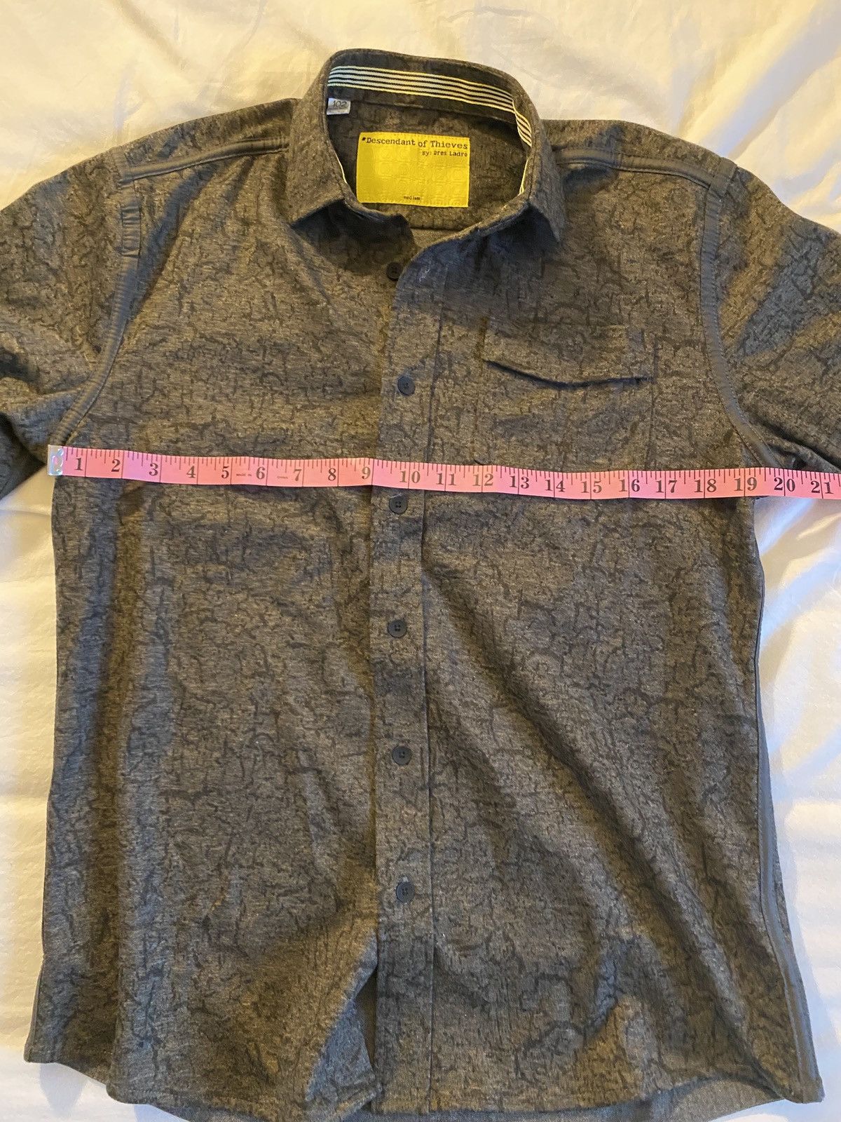 Descendant of Thieves Descendant of Thieves Grey Button Up Shirt Size US M / EU 48-50 / 2 - 6 Thumbnail