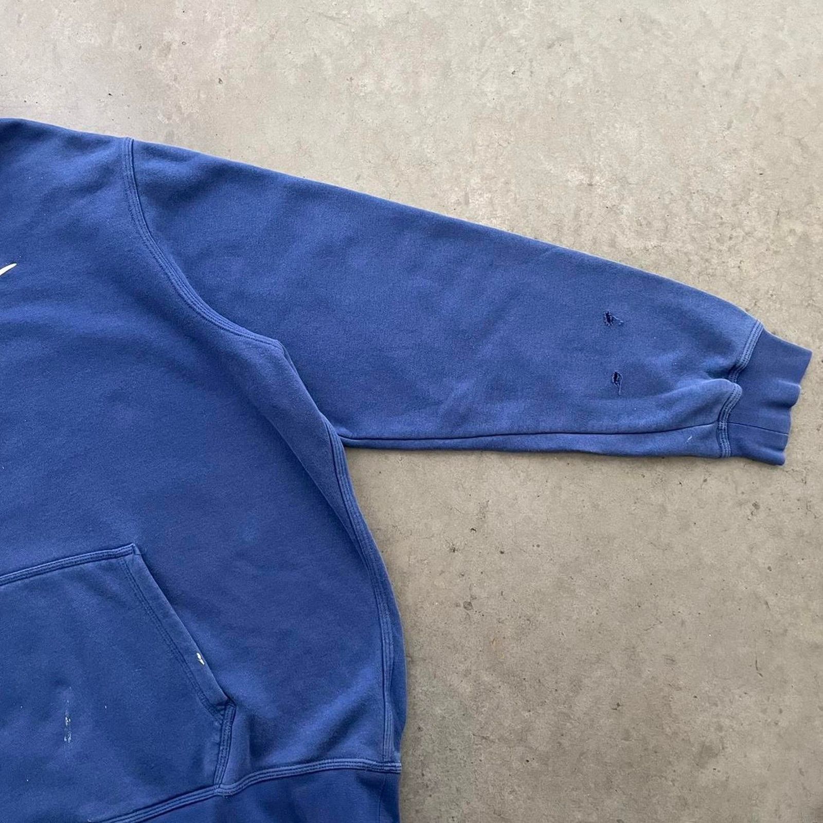 Nike Nike Blue Paint Splatter Hoodie Size US XXL / EU 58 / 5 - 5 Thumbnail