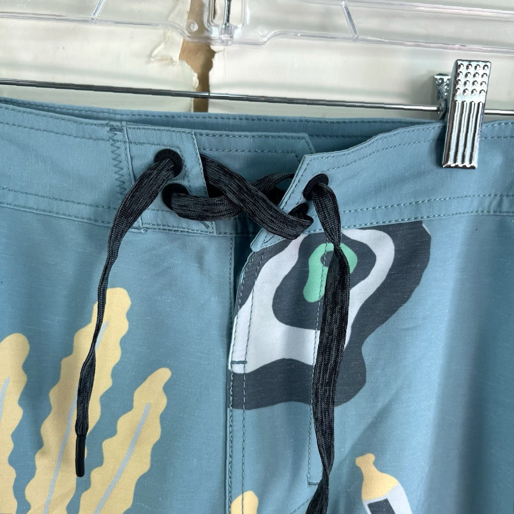Roark ROARK The Passage Short Board Shorts Men’s Size 33 Turquoise Lined Casual Gym Size US 33 - 2 Thumbnail