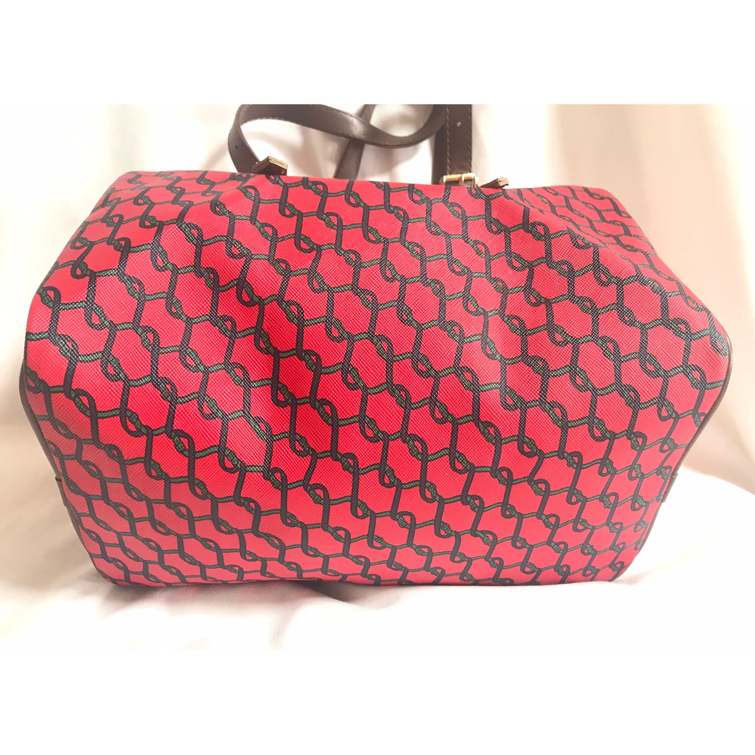Roberta di Camerino Vintage Roberta di Camerino red, green and navy handbag Size ONE SIZE - 4 Thumbnail