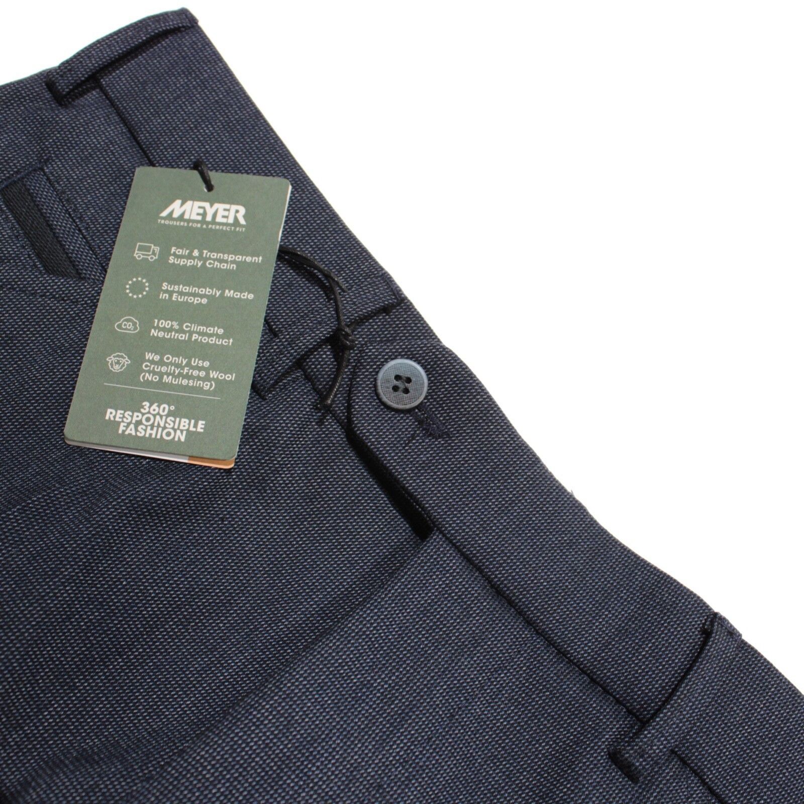 Other Meyer New with tags Dress Pants Size 34 US In Blue Size US 34 / EU 50 - 1 Thumbnail