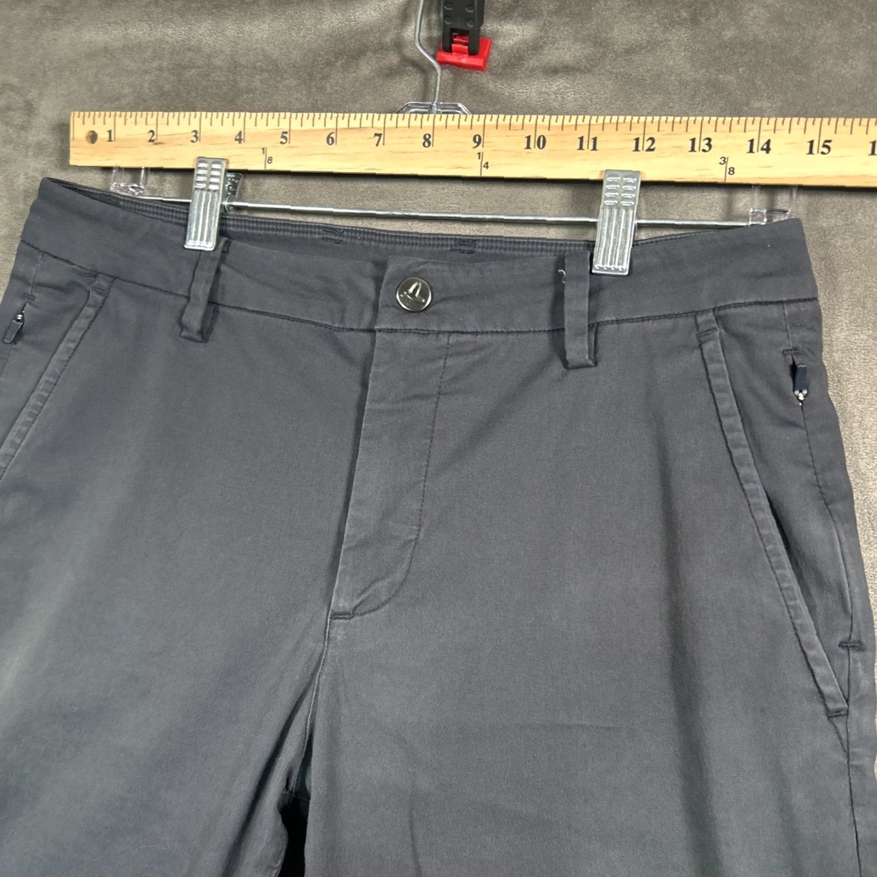 Vintage Birddogs Mens Pants 30x30 Chino Stretch Zip Pockets Dark Navy Blue 5-Pocket Regular Inseam 29 Golf Preppy Size US 30 / EU 46 - 3 Thumbnail