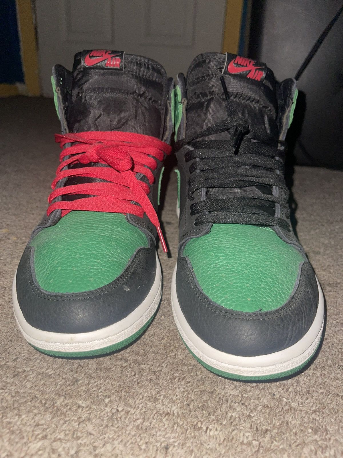 image of Jordan Nike Air Jordan 1 Retro High “Og” Pine Green 2.0 Shoes, Men's (Size 11)