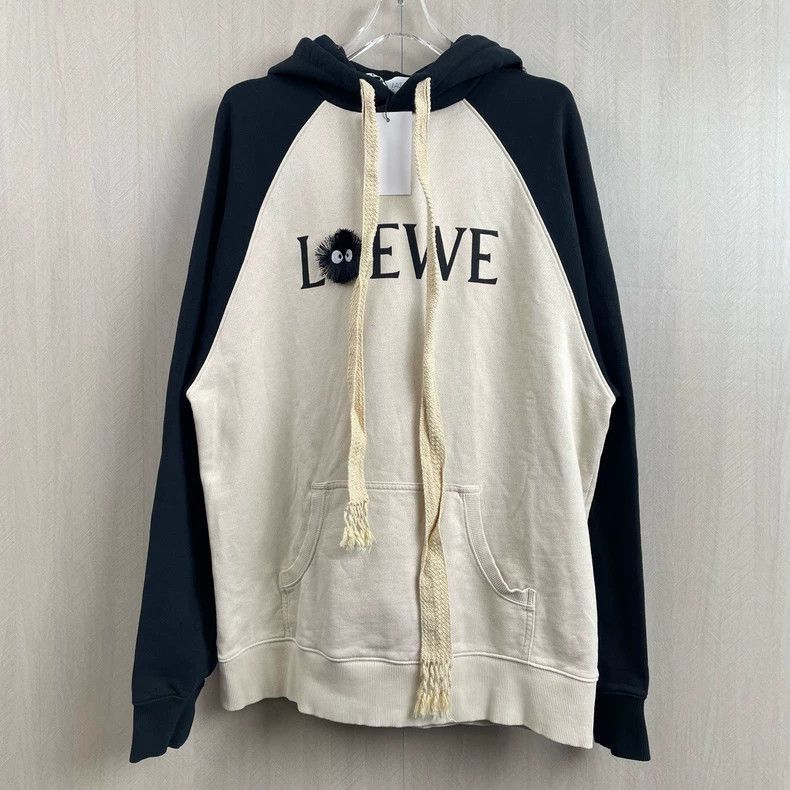 Loewe loewe coal spirit raglan hooded sweatshirt Size US XS / EU 42 / 0 - 1 Thumbnail