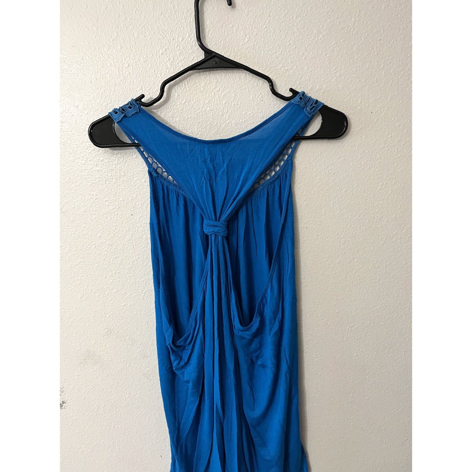 Express VINTAGE Express Women Tank Top Sleeveless Lightweight Blue Large Knot Back 90s Casual Size L / US 10 / IT 46 - 2 Thumbnail